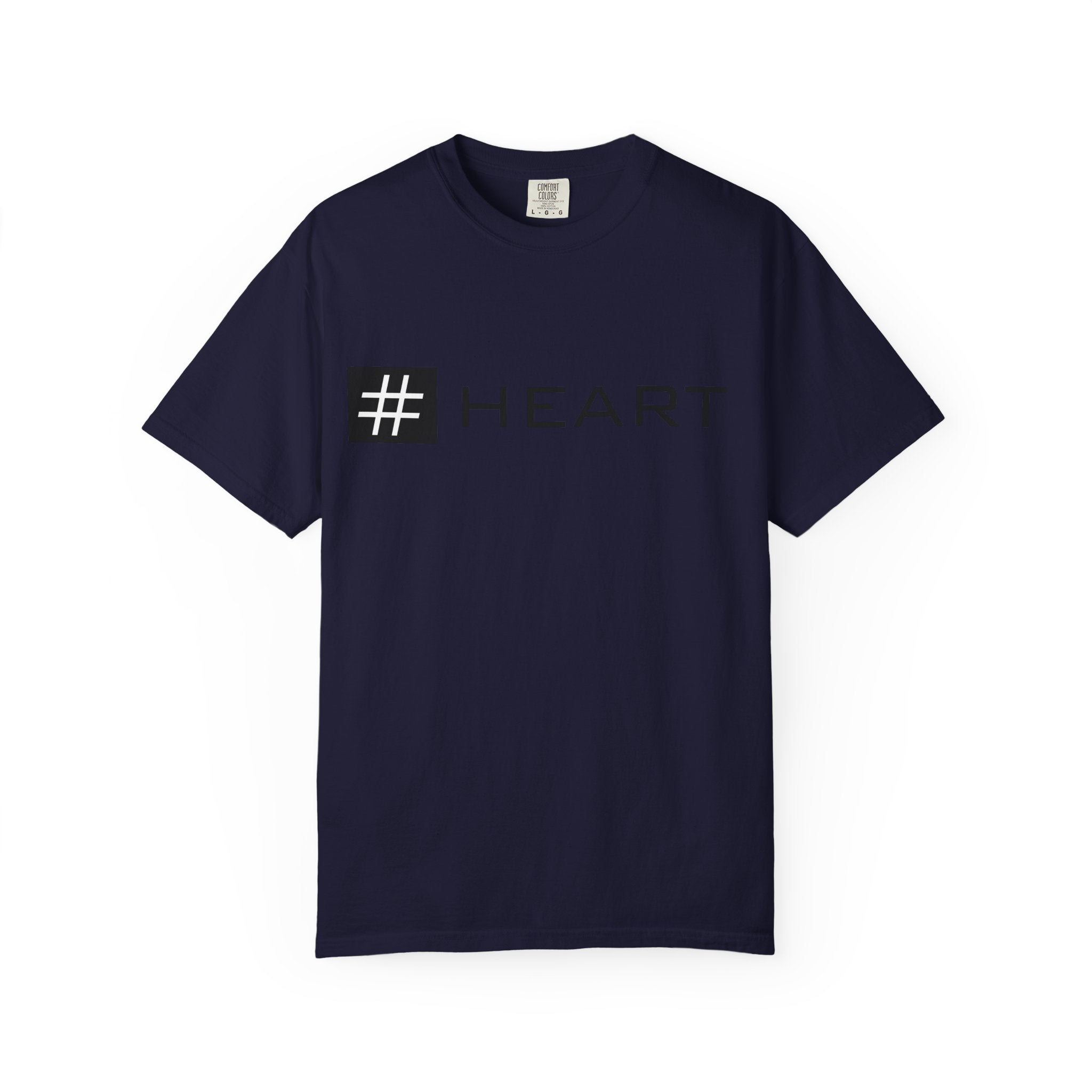 Pulse Fitne55 - Hashtag Heart T-Shirt — Minimalist Graphic Tee with “# HEART” Design