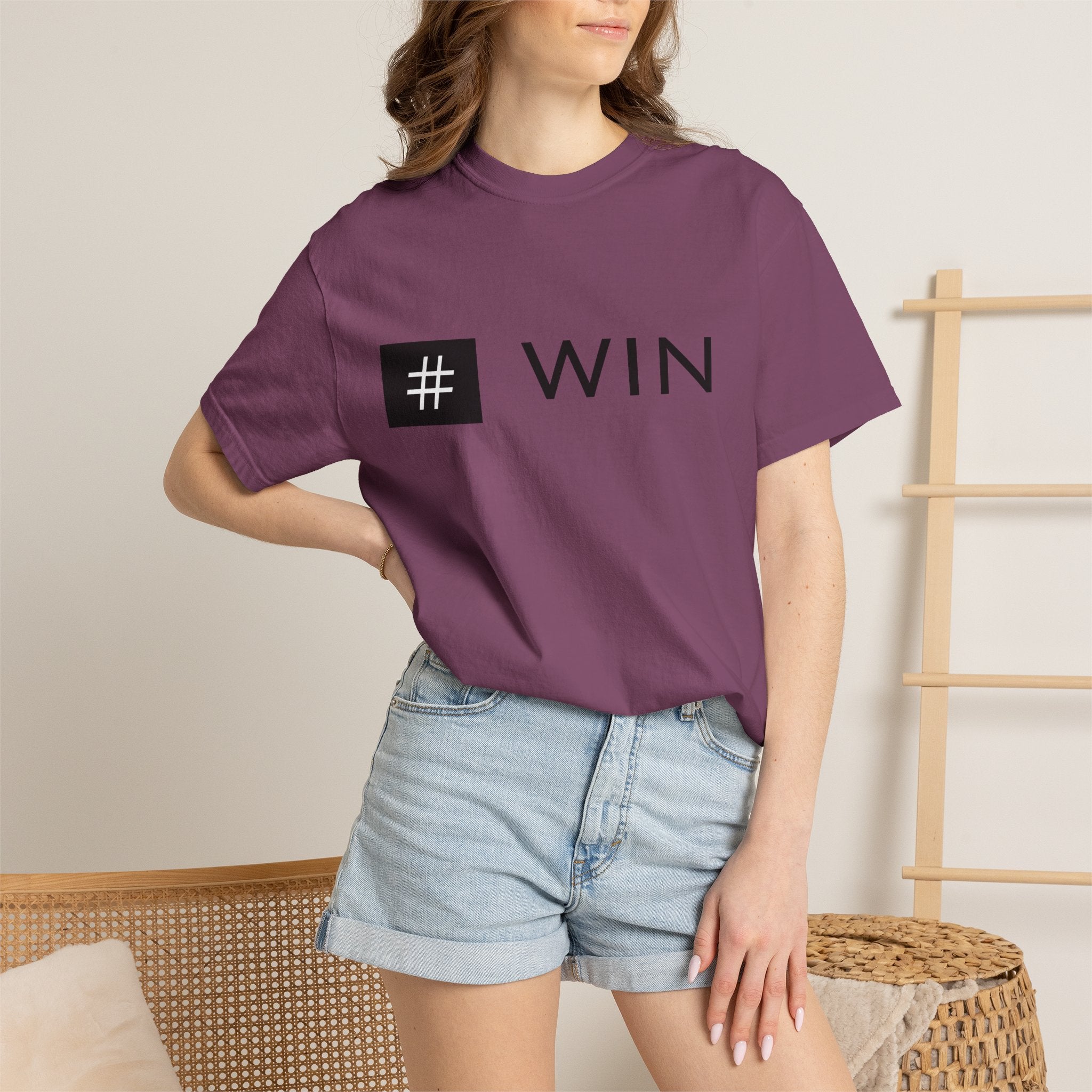 Pulse Fitne55 - #WIN Graphic T-Shirt — Minimalist Motivational Tee