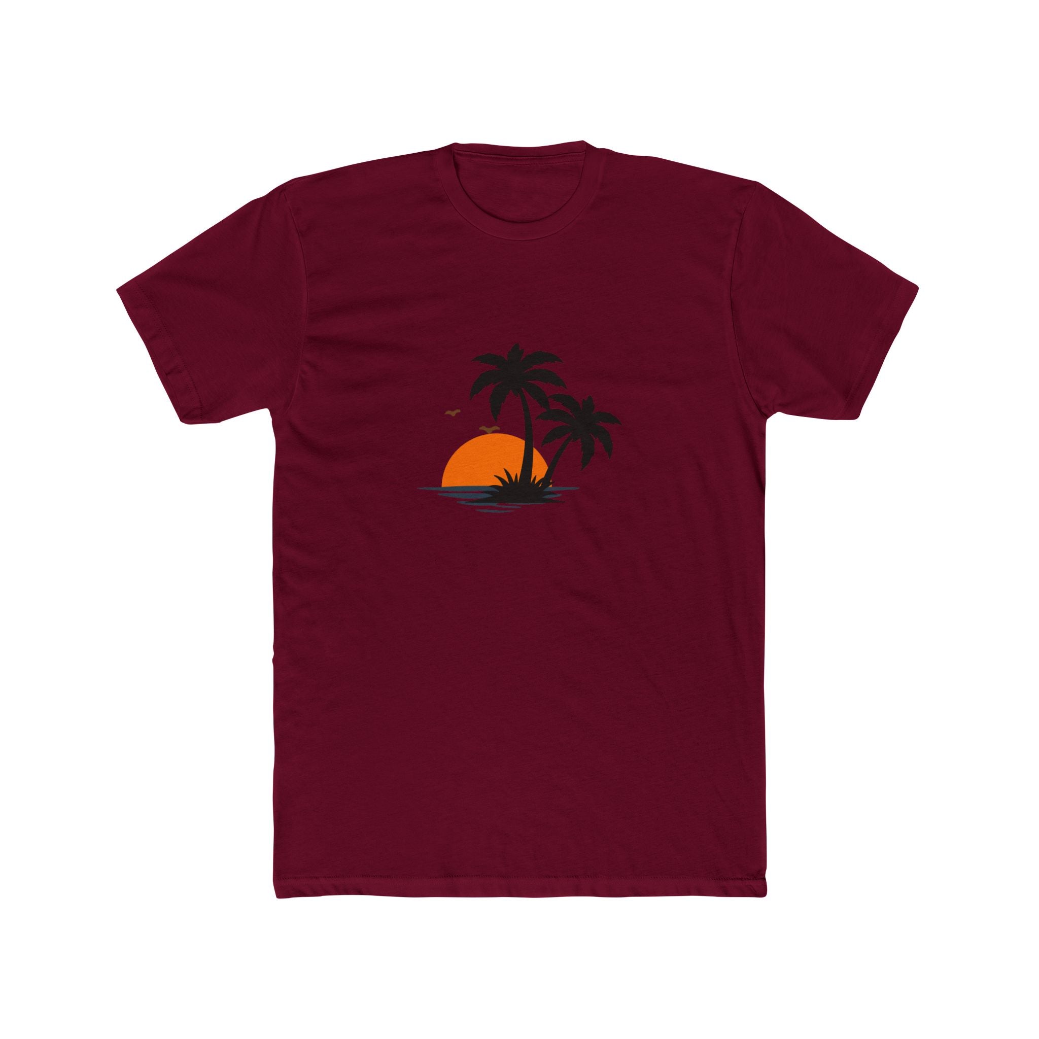 Mens Summer vibe Cotton Crew Tee