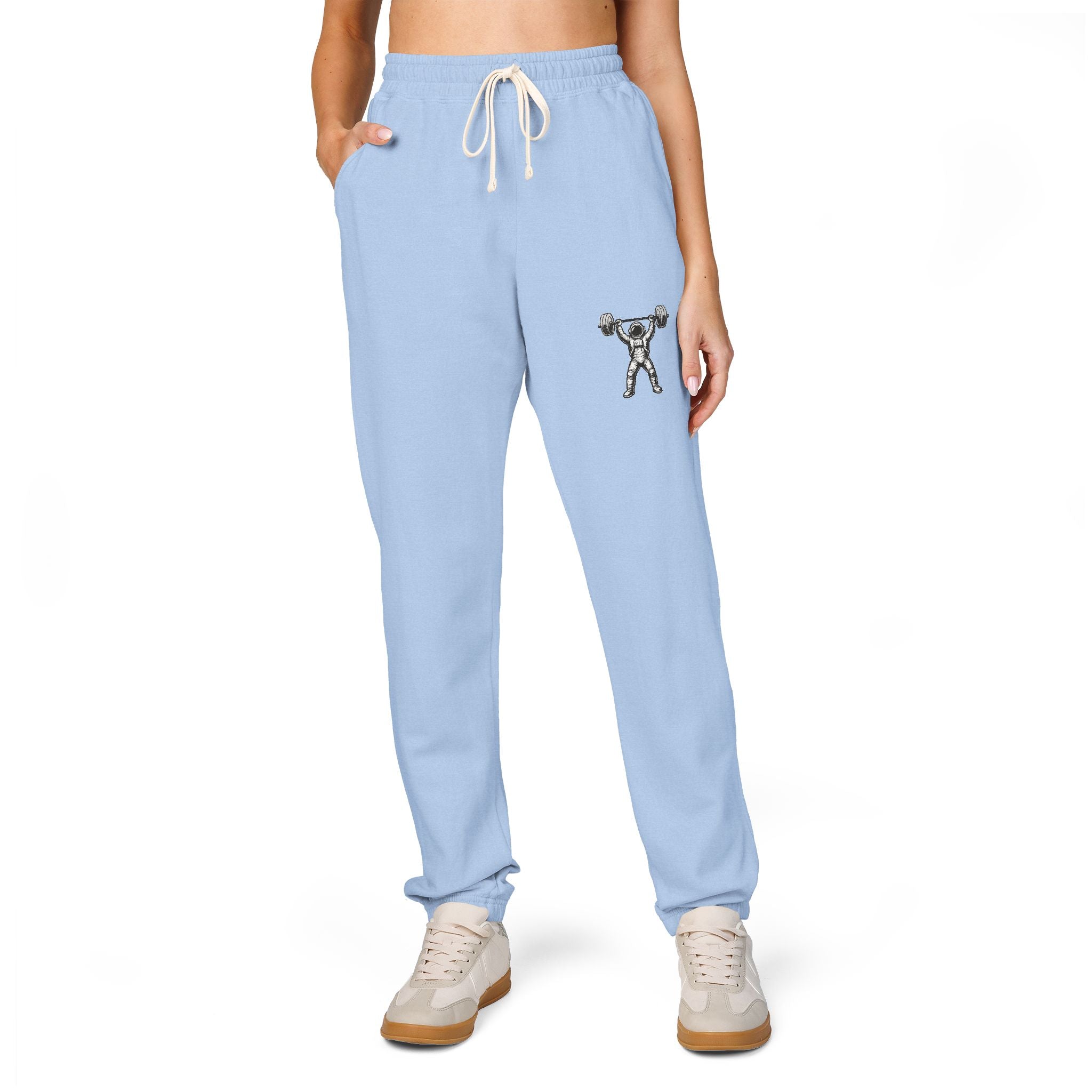 Skull Crossbones Joggers – Garment-Dyed Fleece Sweatpants