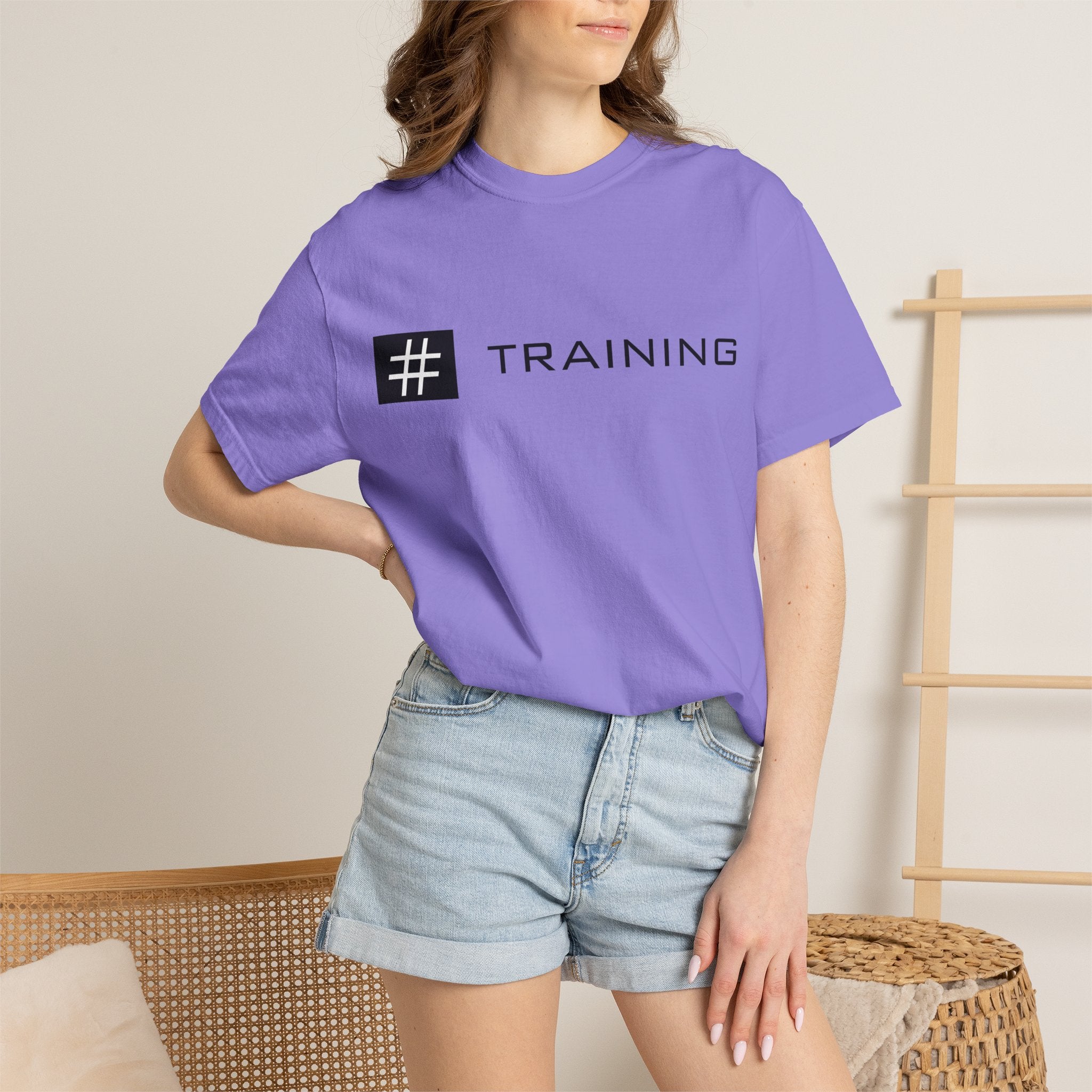 Pulse Fitne55 - #Training Hashtag T-Shirt — Minimal Fitness Tee