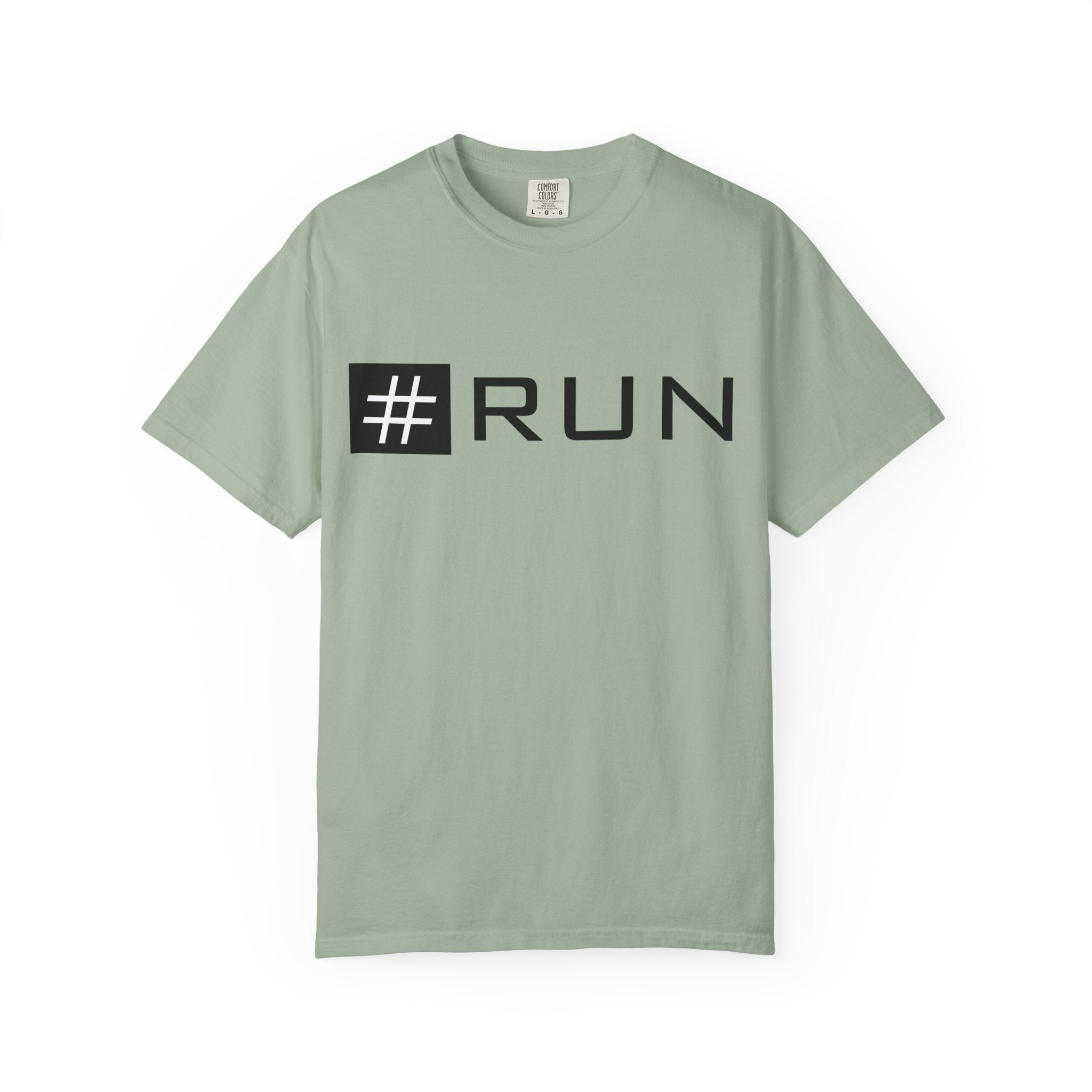 Pulse Fitne55 - #RUN Graphic T-Shirt — Minimalist Running Tee for Runners & Fitness Enthusiasts
