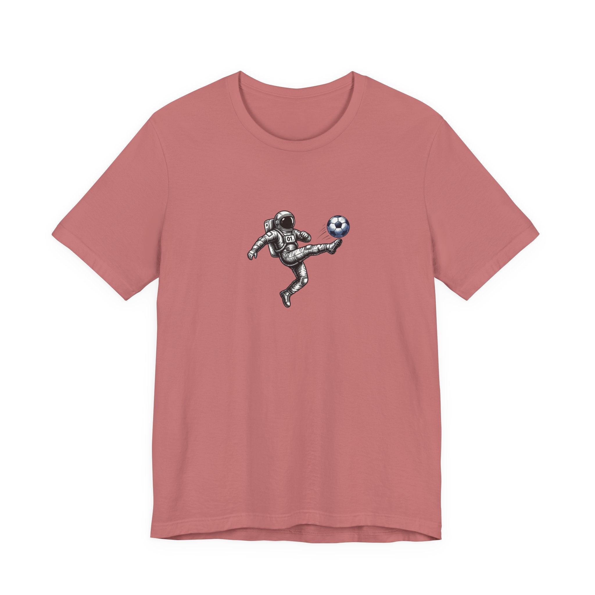 Soccer Astronaut Tee — Pulse Fitne55 Logo Back