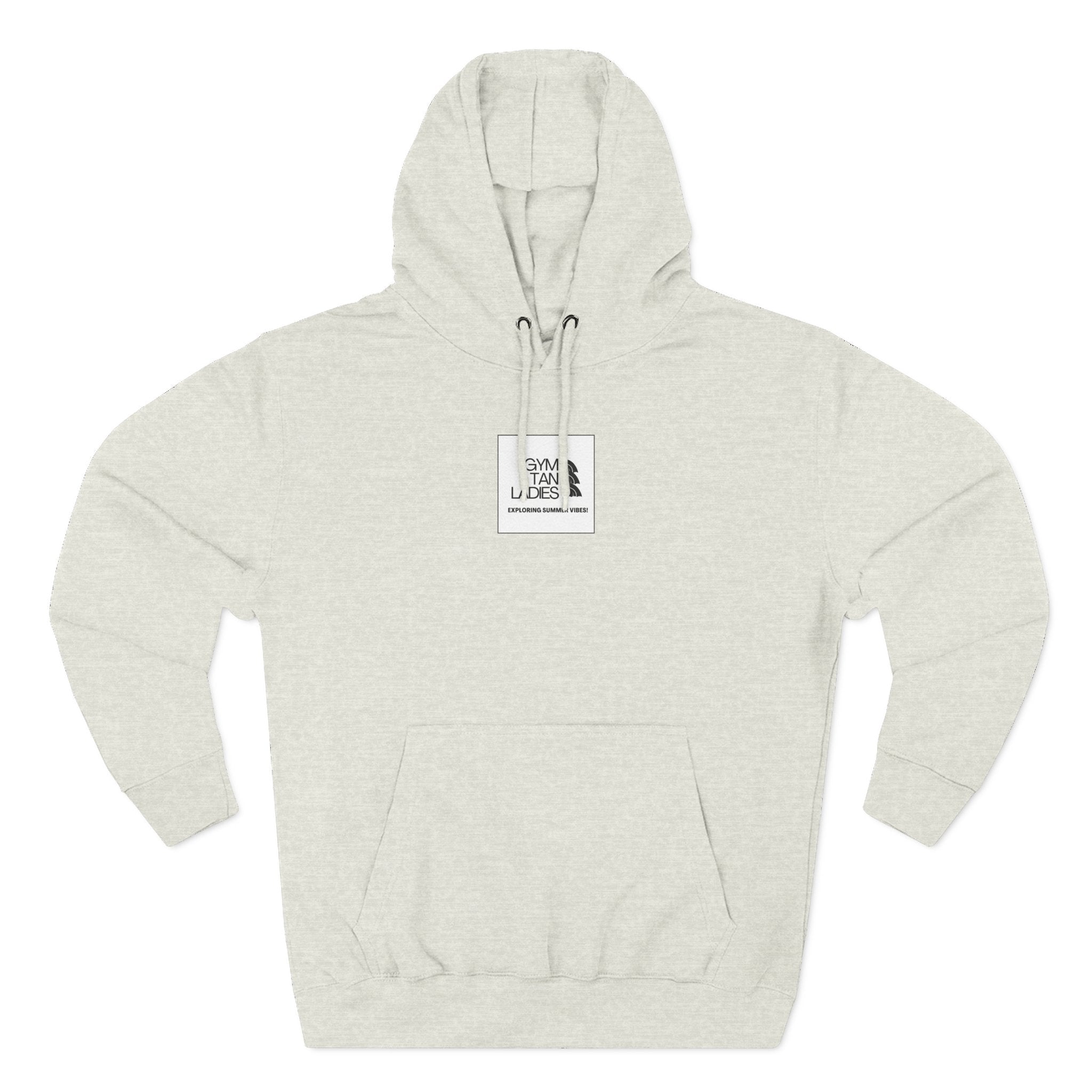 Pulse Fitne55 Gym Tan Ladies Hoodie — 'Exploring Summer Vibes' Graphic Pullover
