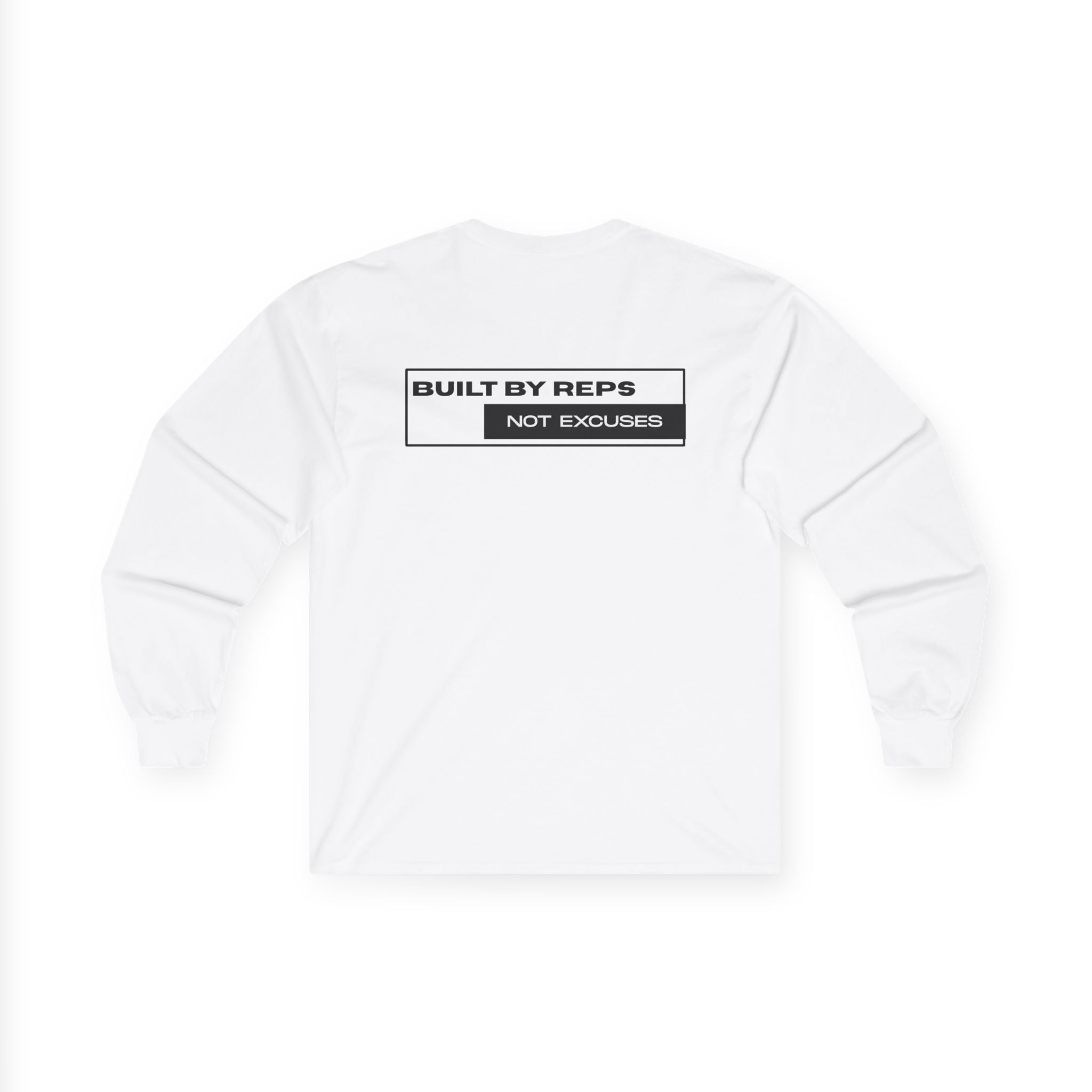 Pulse Fitne55 Mens Built by reps Ultra Cotton Long Sleeve Tee