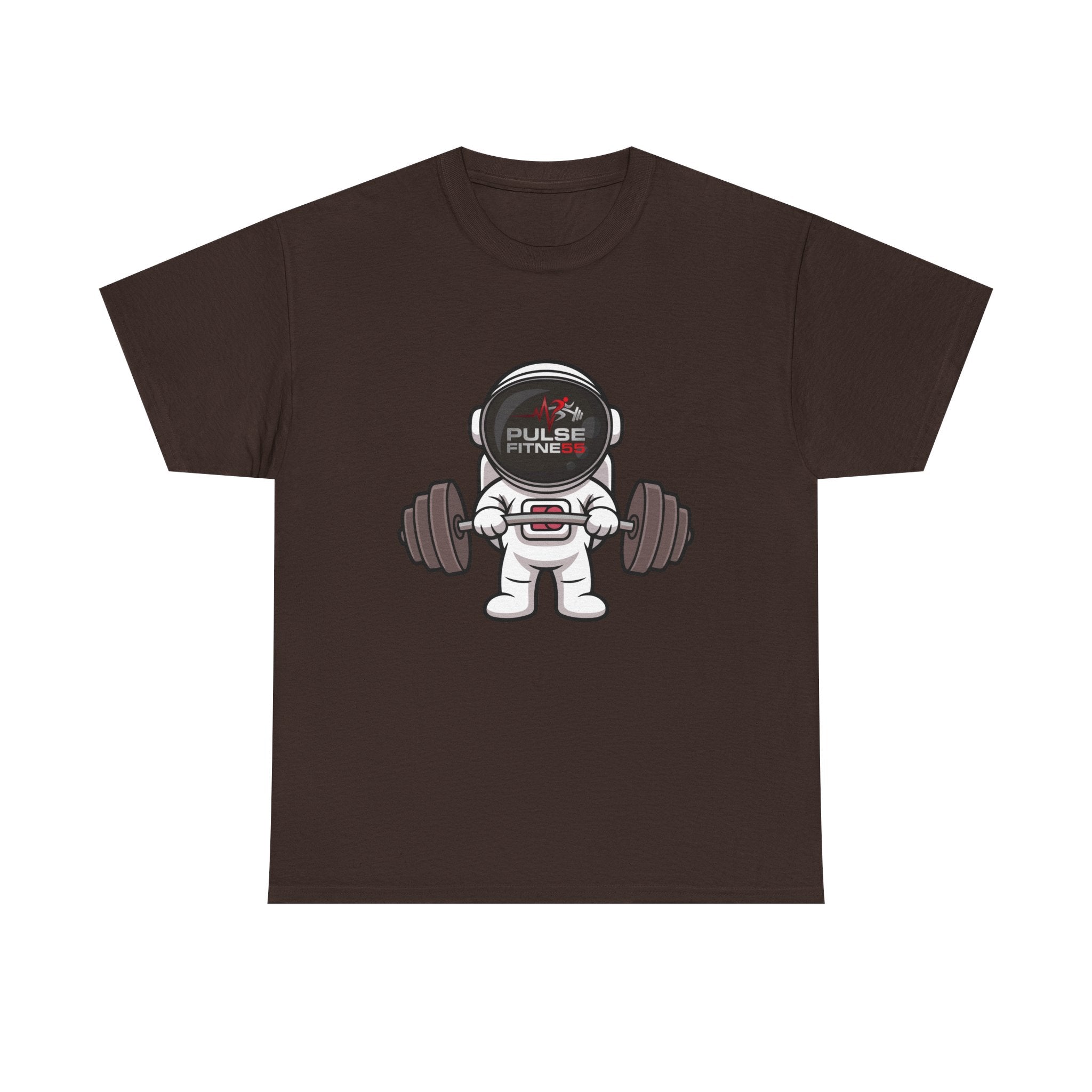 Copy of Pulse Fitne55 graphic heavy Cotton Tee - astronaut weights