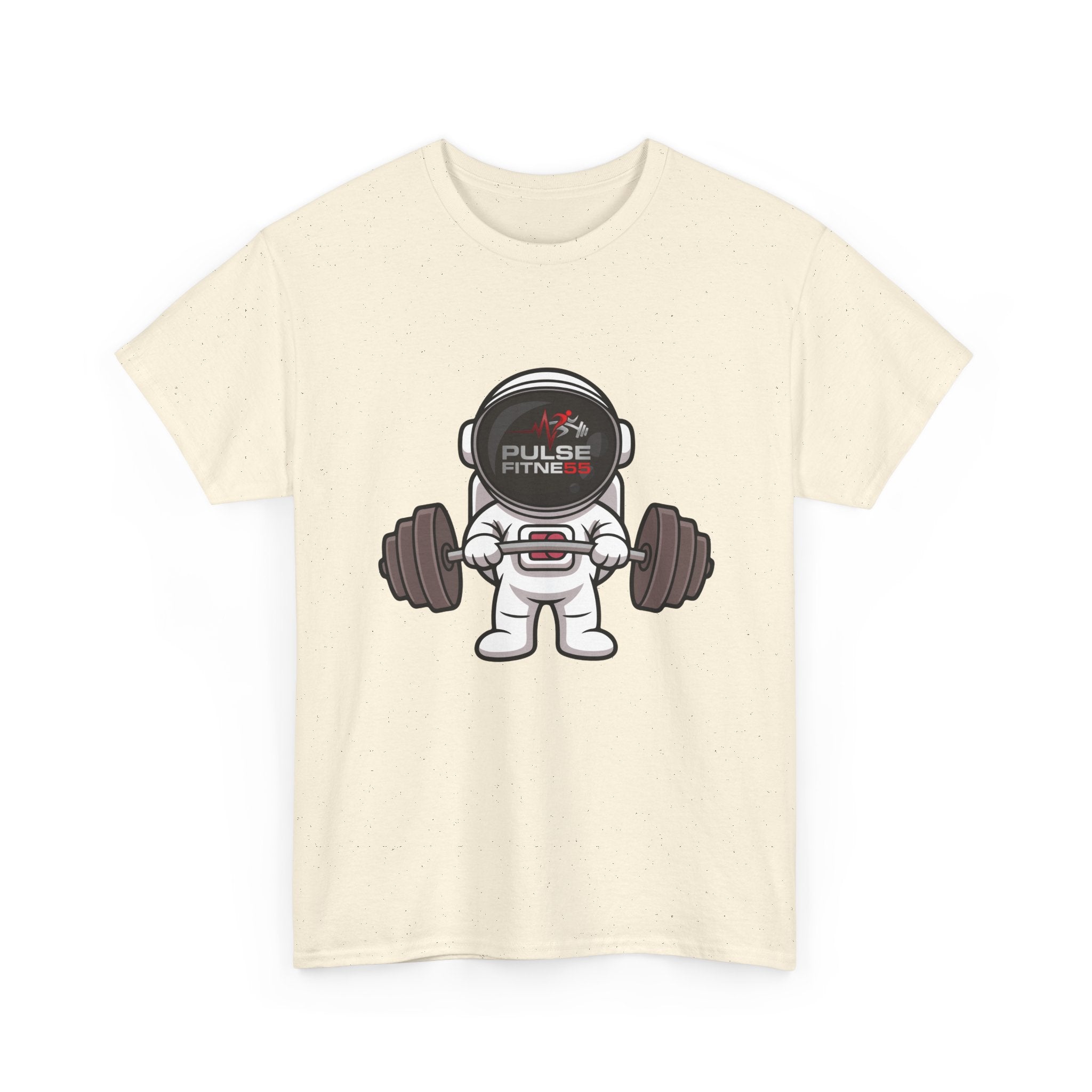 Copy of Pulse Fitne55 graphic heavy Cotton Tee - astronaut weights