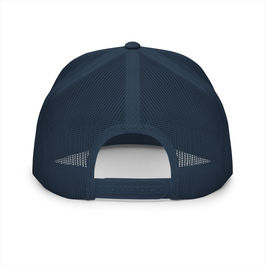 Trucker Cap — Sunset Palm Island Embroidered Beach Hat