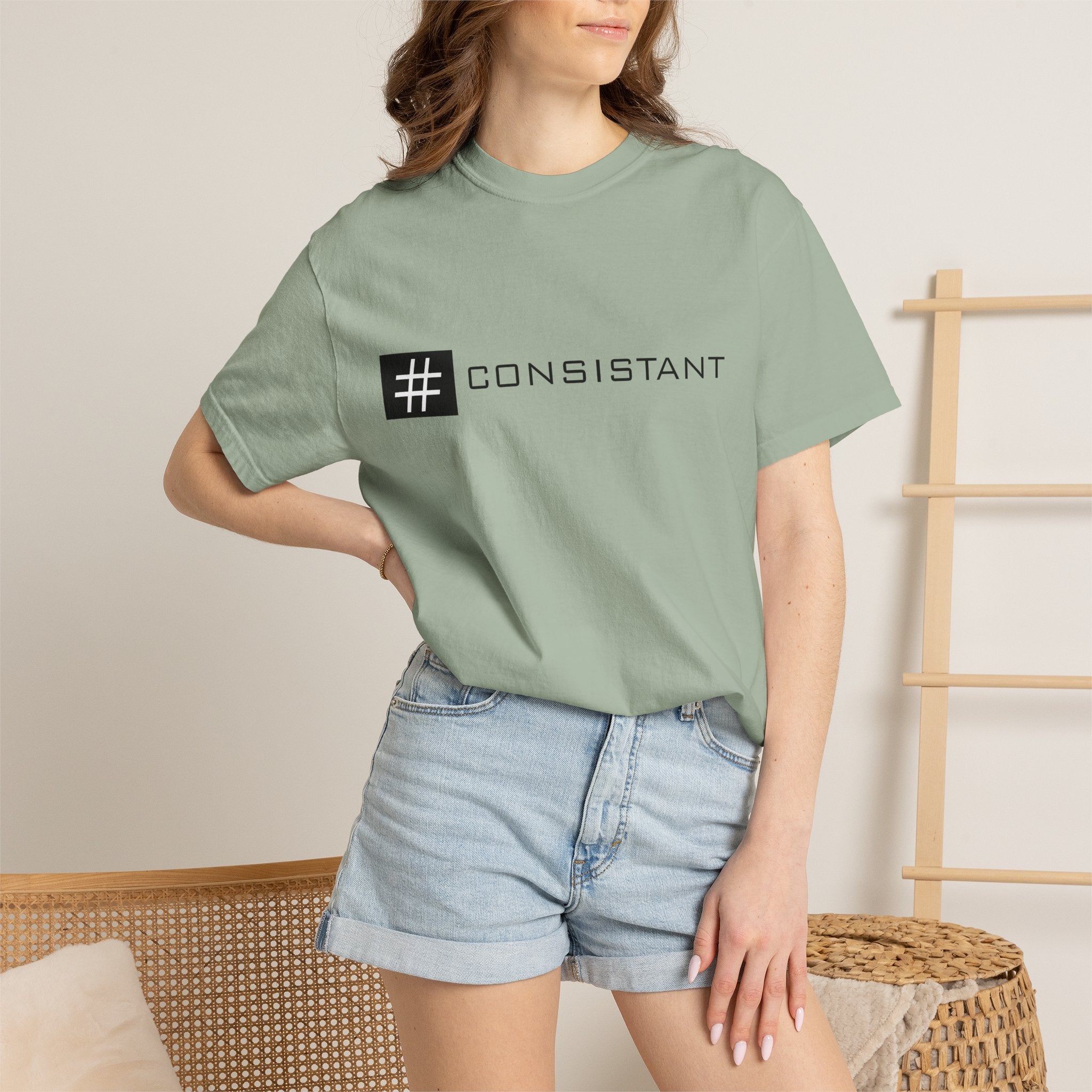 Pulse Fitne55 - #Consistant Graphic T-Shirt — Minimal Motivational Tee for Consistency & Hustle