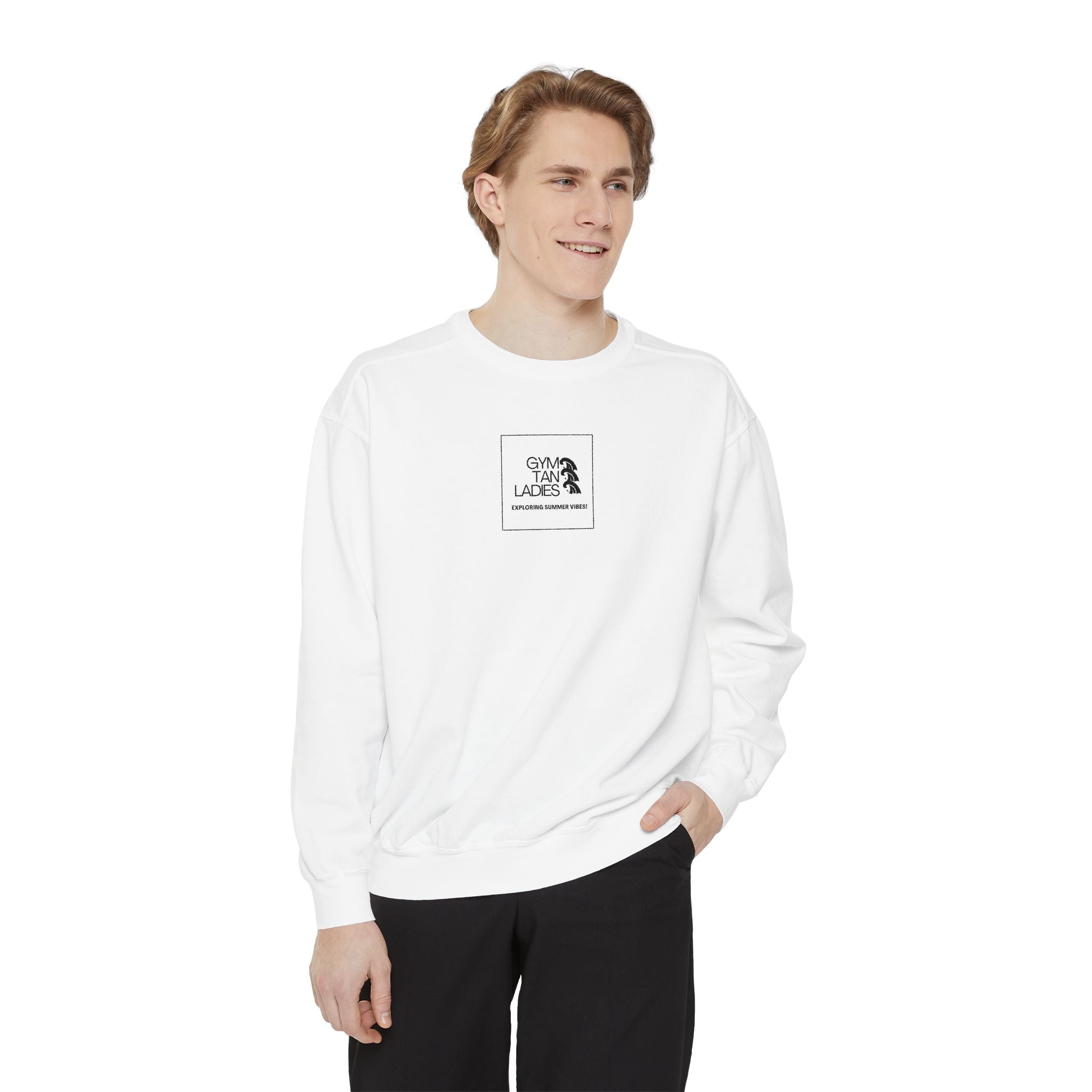Mens Gym Tan Ladies Sweatshirt