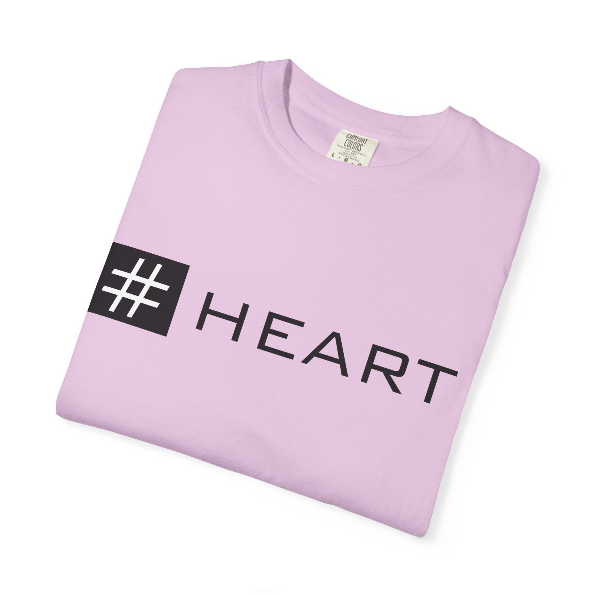 Pulse Fitne55 - Hashtag Heart T-Shirt — Minimalist Graphic Tee with “# HEART” Design