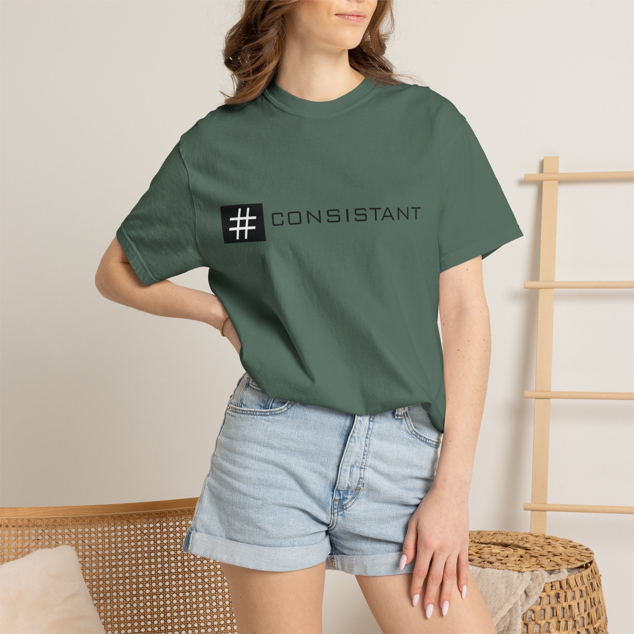 Pulse Fitne55 - #Consistant Graphic T-Shirt — Minimal Motivational Tee for Consistency & Hustle