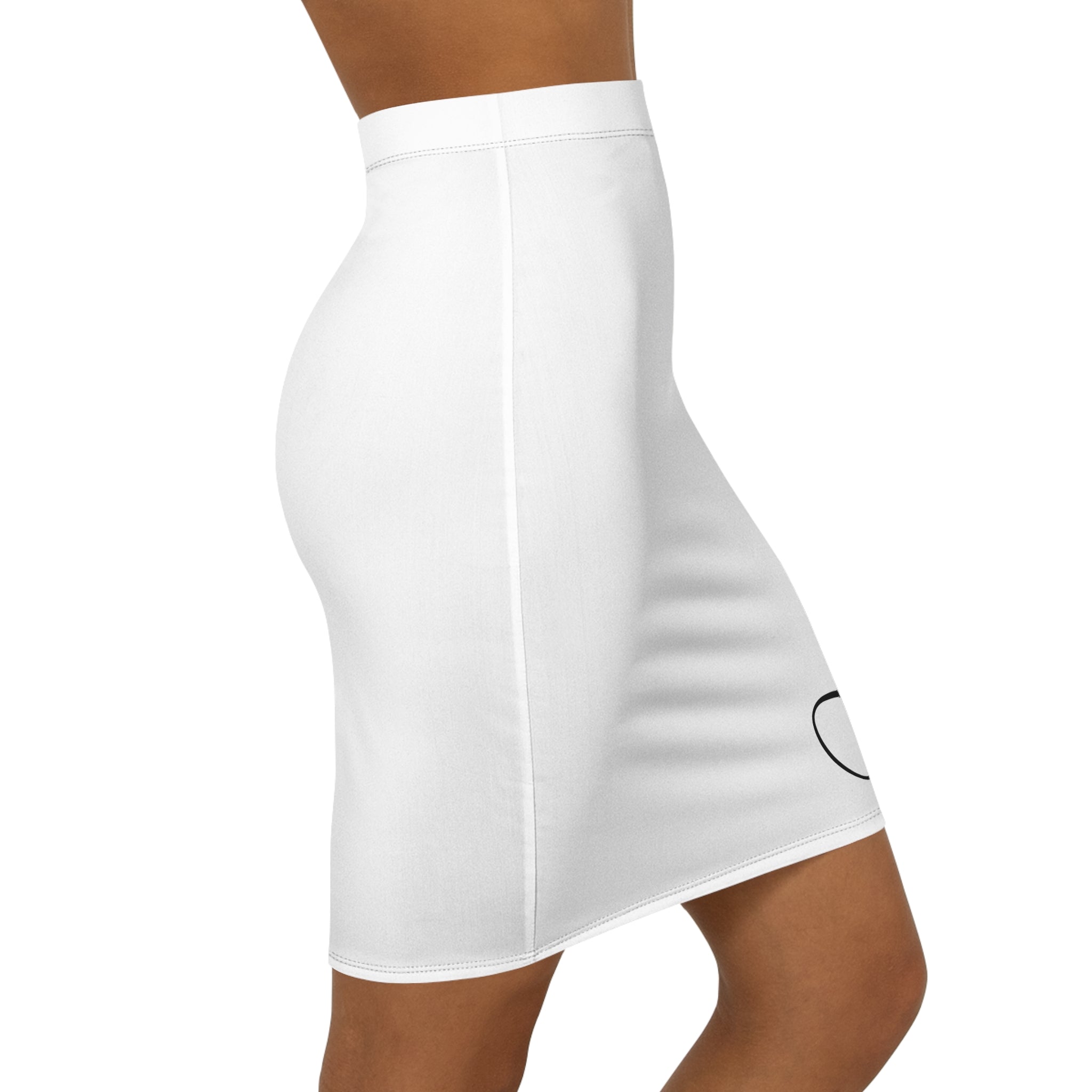 Jivanjee Designer-  Mid‑Waist Bodycon Skirt