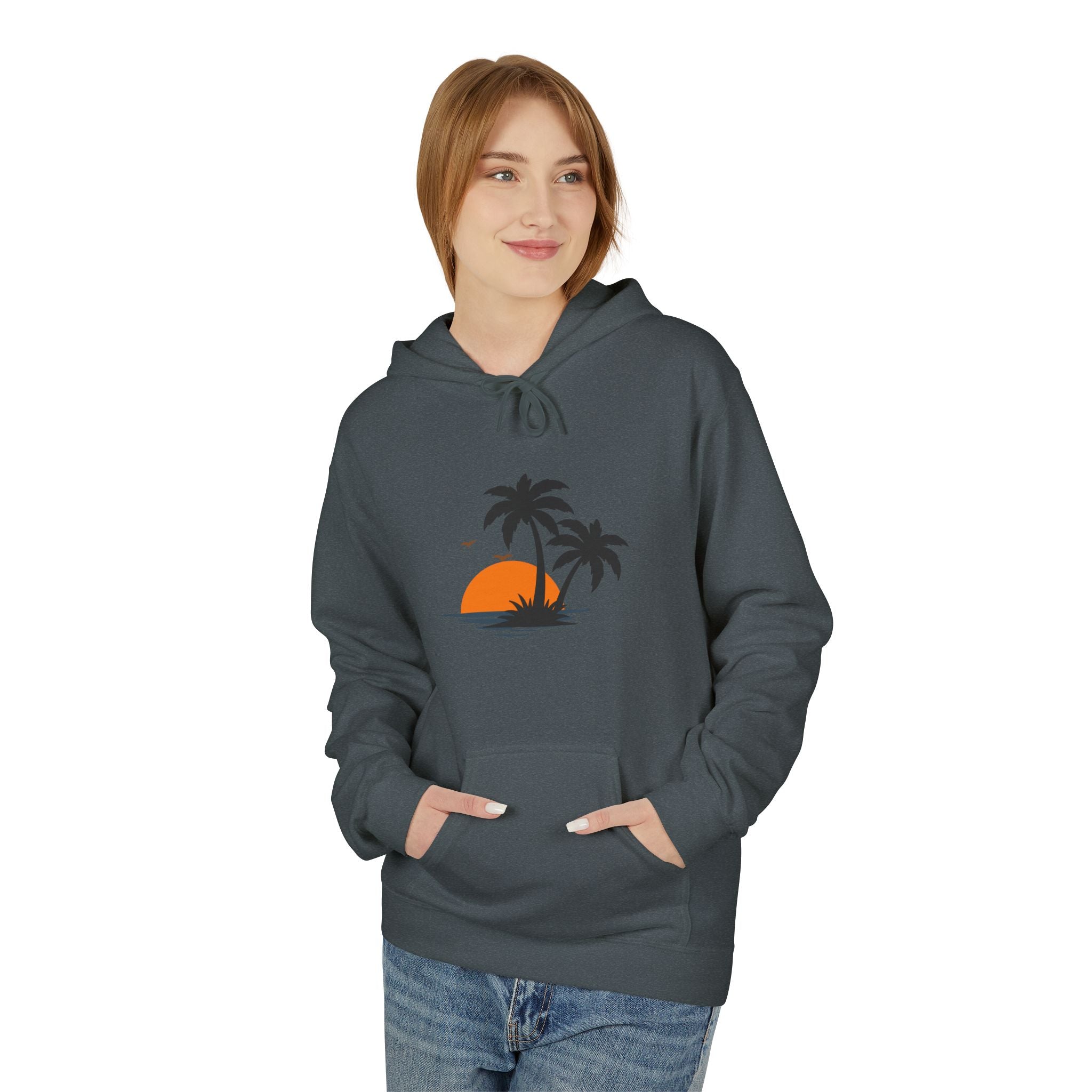 Mens Midweight Softstyle Fleece Hoodie