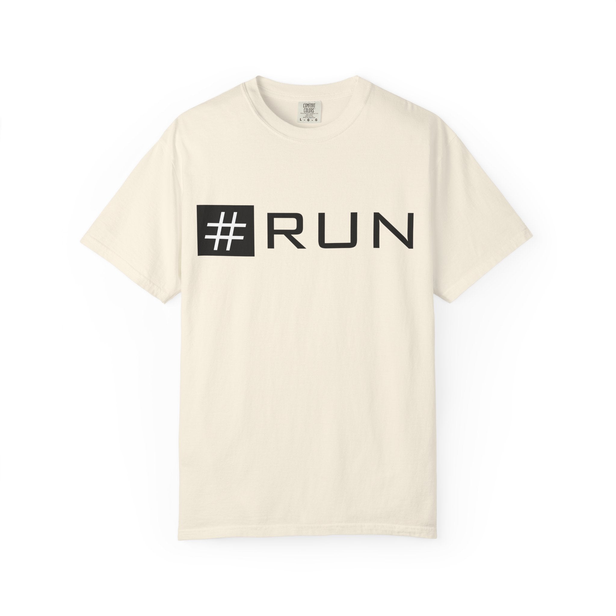 Pulse Fitne55 - #RUN Graphic T-Shirt — Minimalist Running Tee for Runners & Fitness Enthusiasts