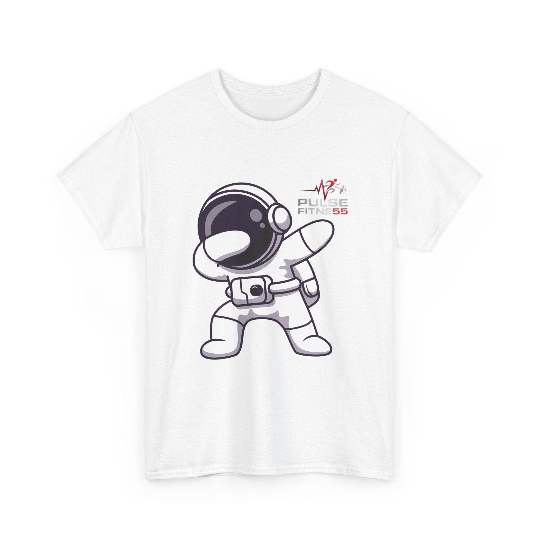 Pulse Fitne55 graphic heavy Cotton Tee - astronaut dancing