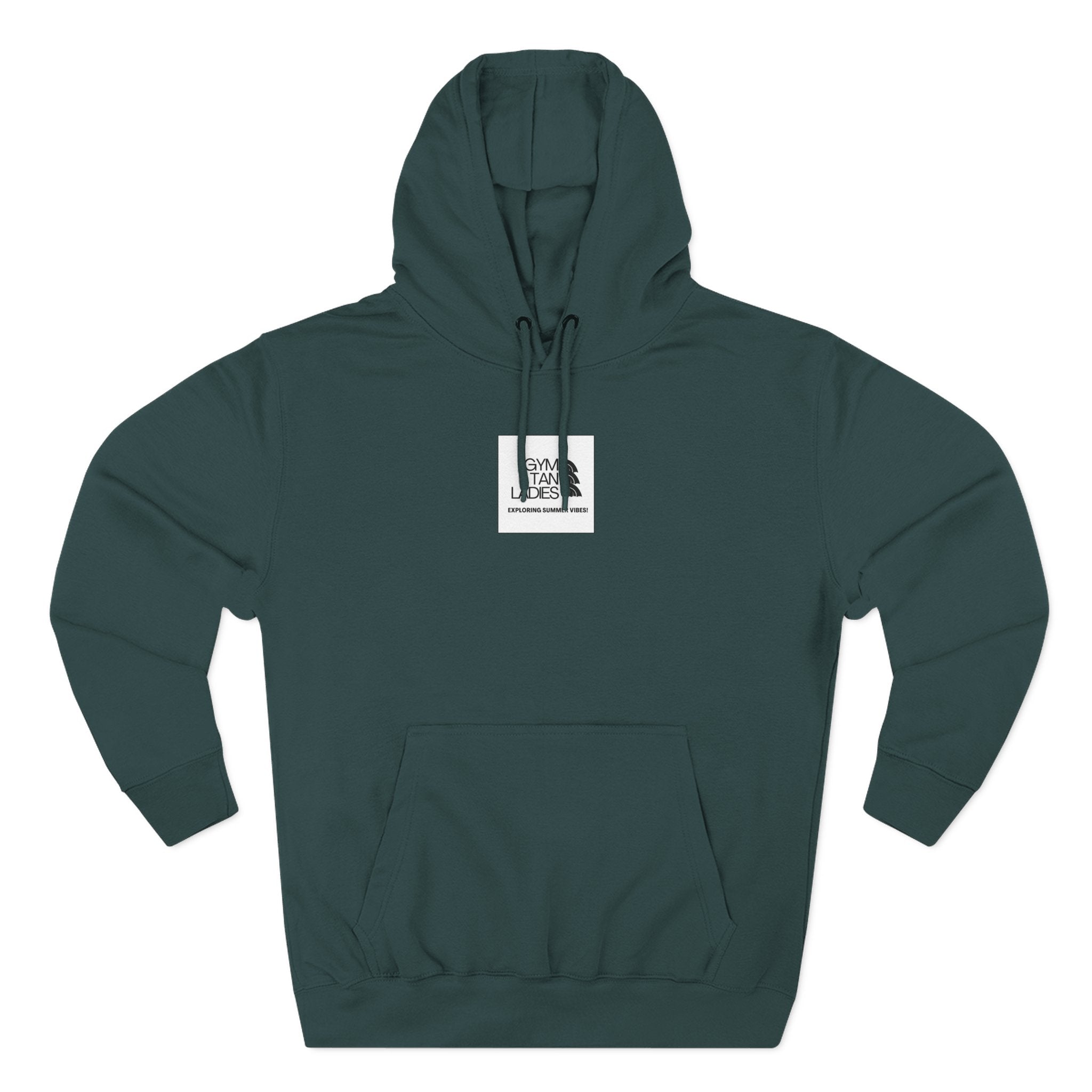 Pulse Fitne55 Gym Tan Ladies Hoodie — 'Exploring Summer Vibes' Graphic Pullover