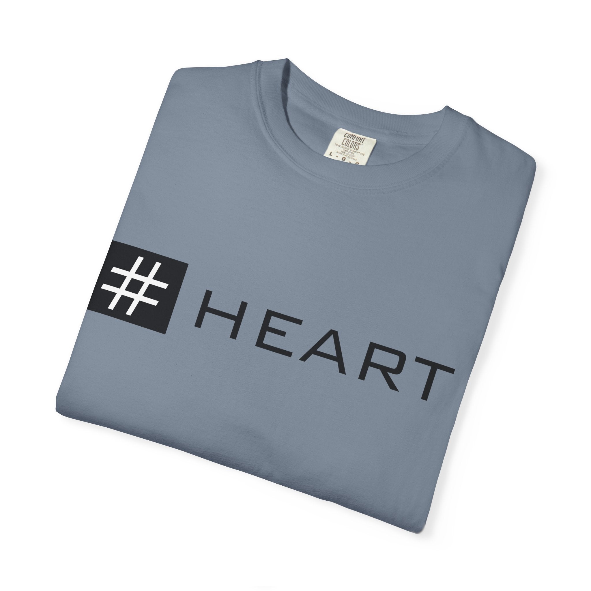 Pulse Fitne55 - Hashtag Heart T-Shirt — Minimalist Graphic Tee with “# HEART” Design