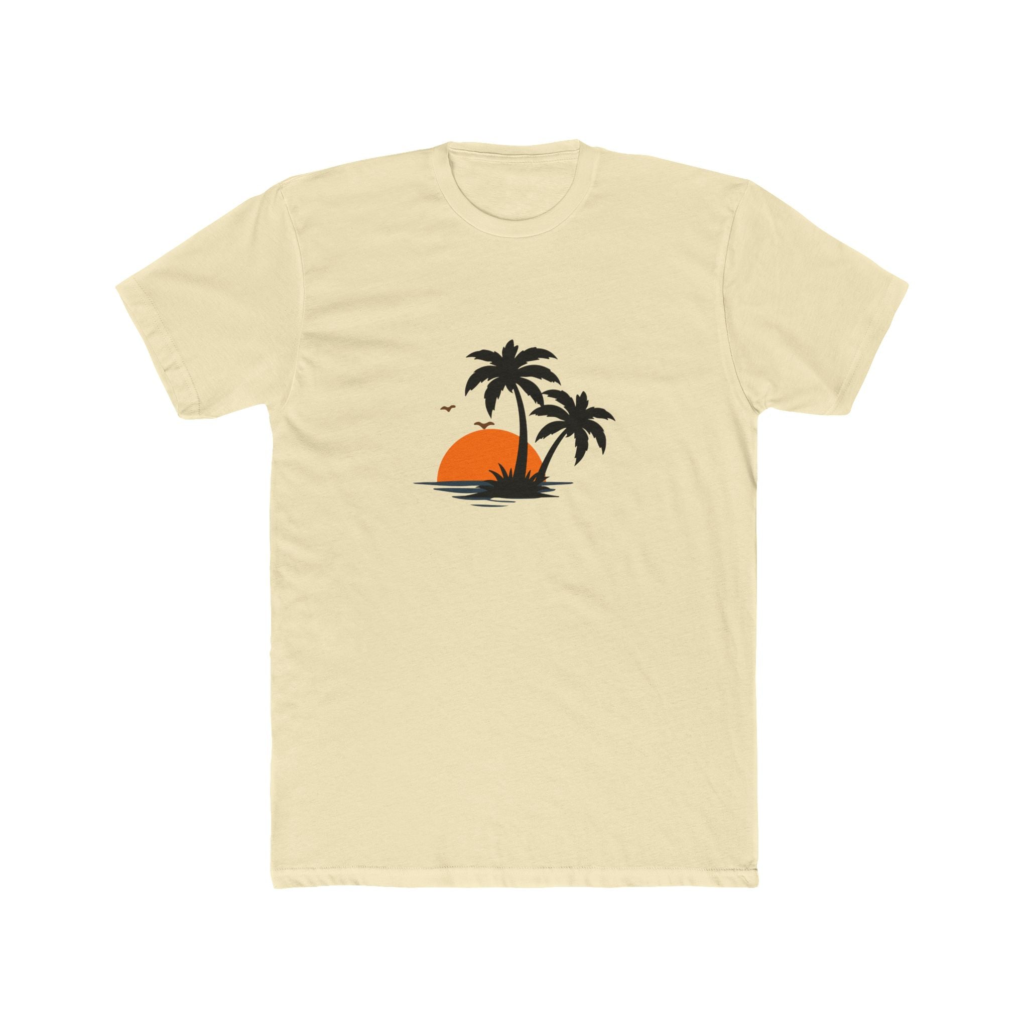 Mens Summer vibe Cotton Crew Tee