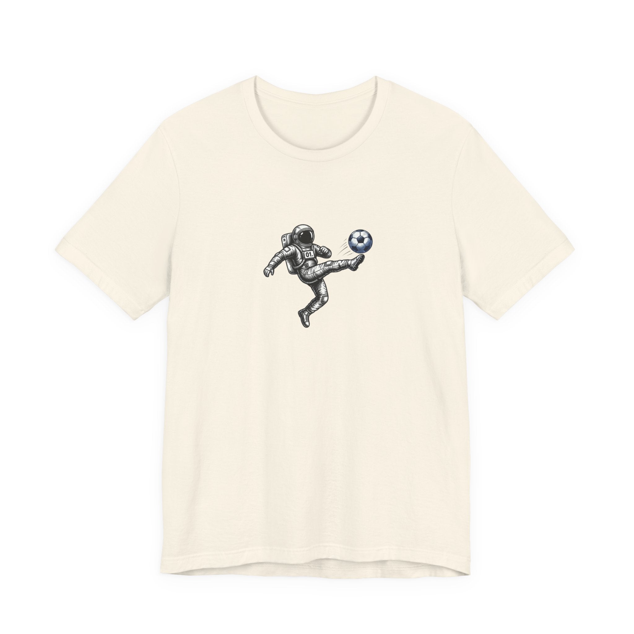 Soccer Astronaut Tee — Pulse Fitne55 Logo Back