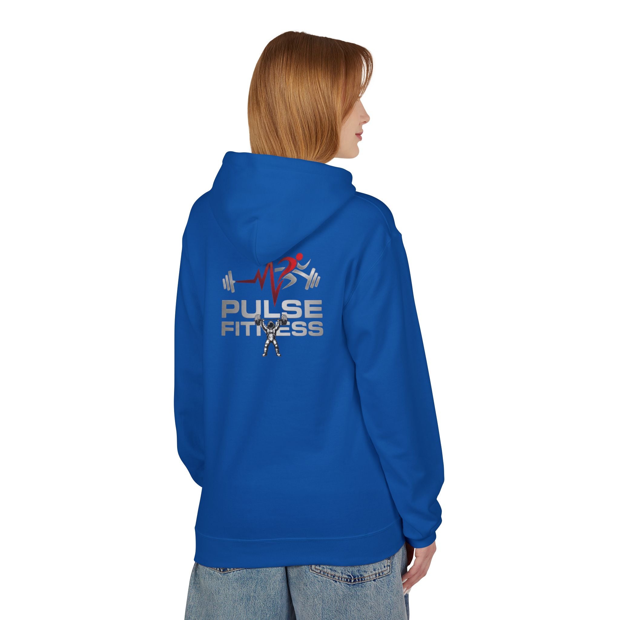 Pulse Fitne55 Hoodie — Weightlifting Gym Logo Sweatshirt