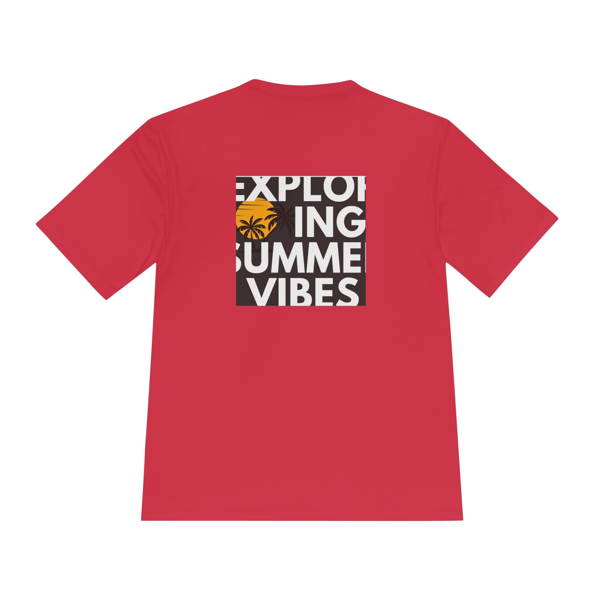Summer Vibes Palm Tee — "Exploring Summer Vibes" Moisture-Wicking Shirt