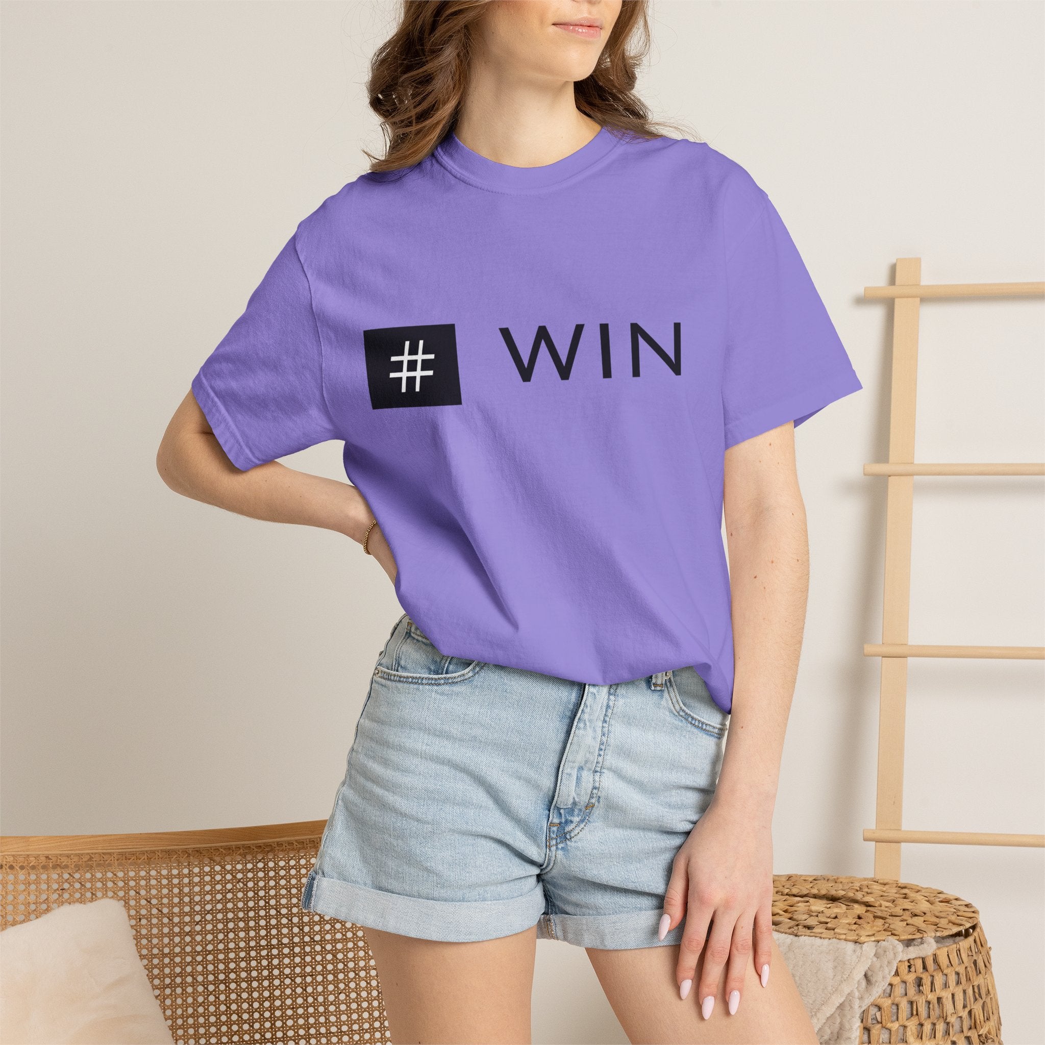 Pulse Fitne55 - #WIN Graphic T-Shirt — Minimalist Motivational Tee