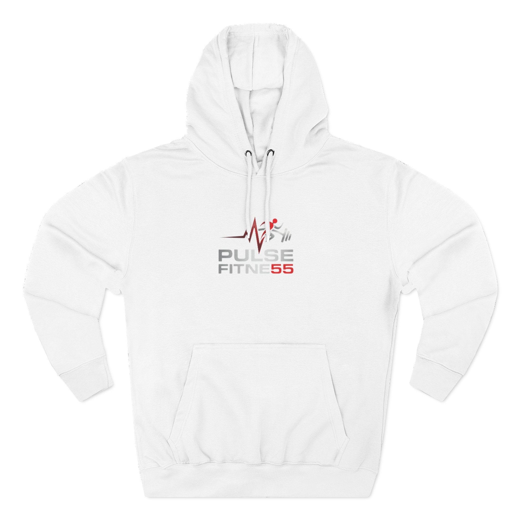 Pulse Fitne55 55 Hoodie — Gym Logo Fleece Pullover