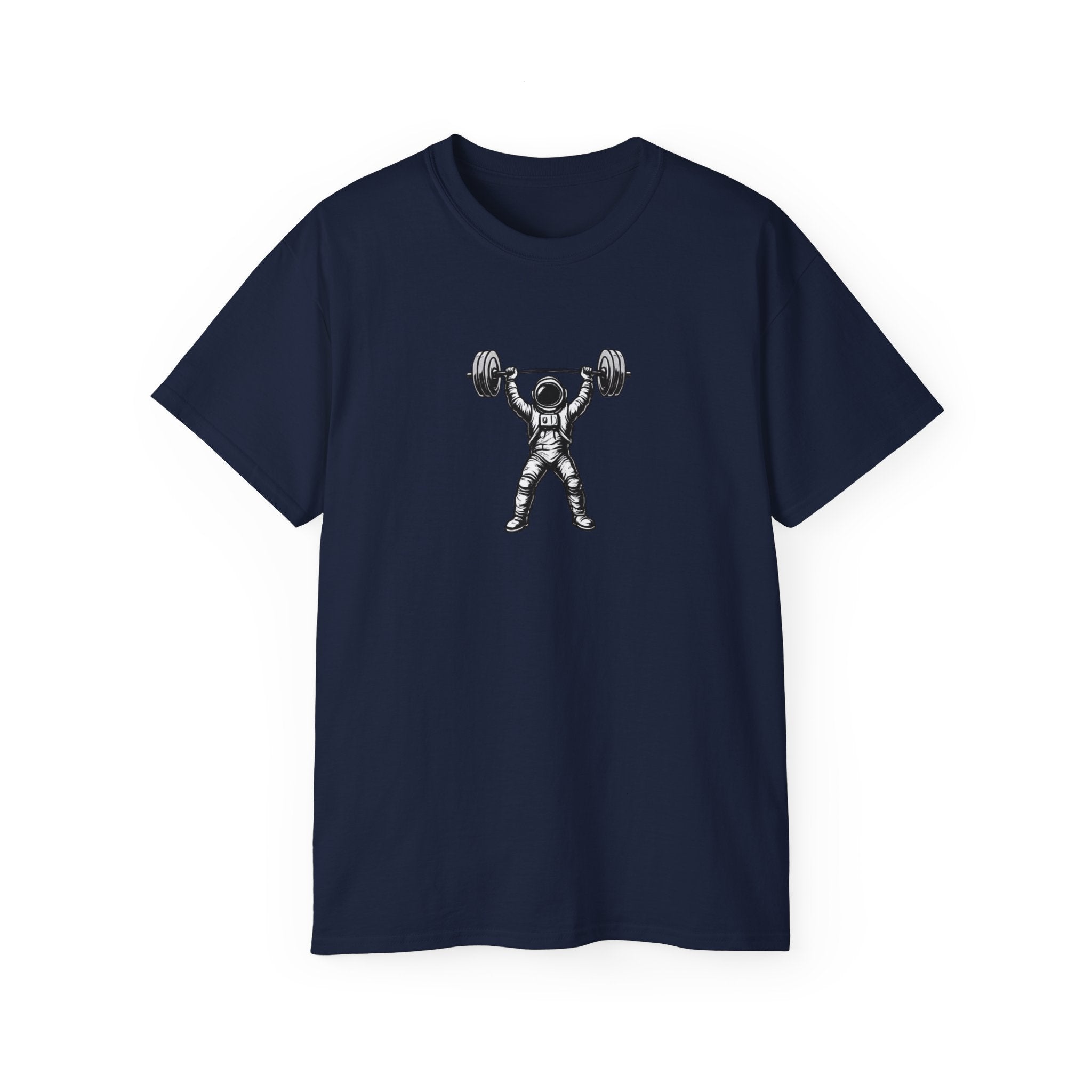 Camiseta de fitness — Camiseta de tirantes Pulse Fitness con gráfico de astronauta levantando pesas