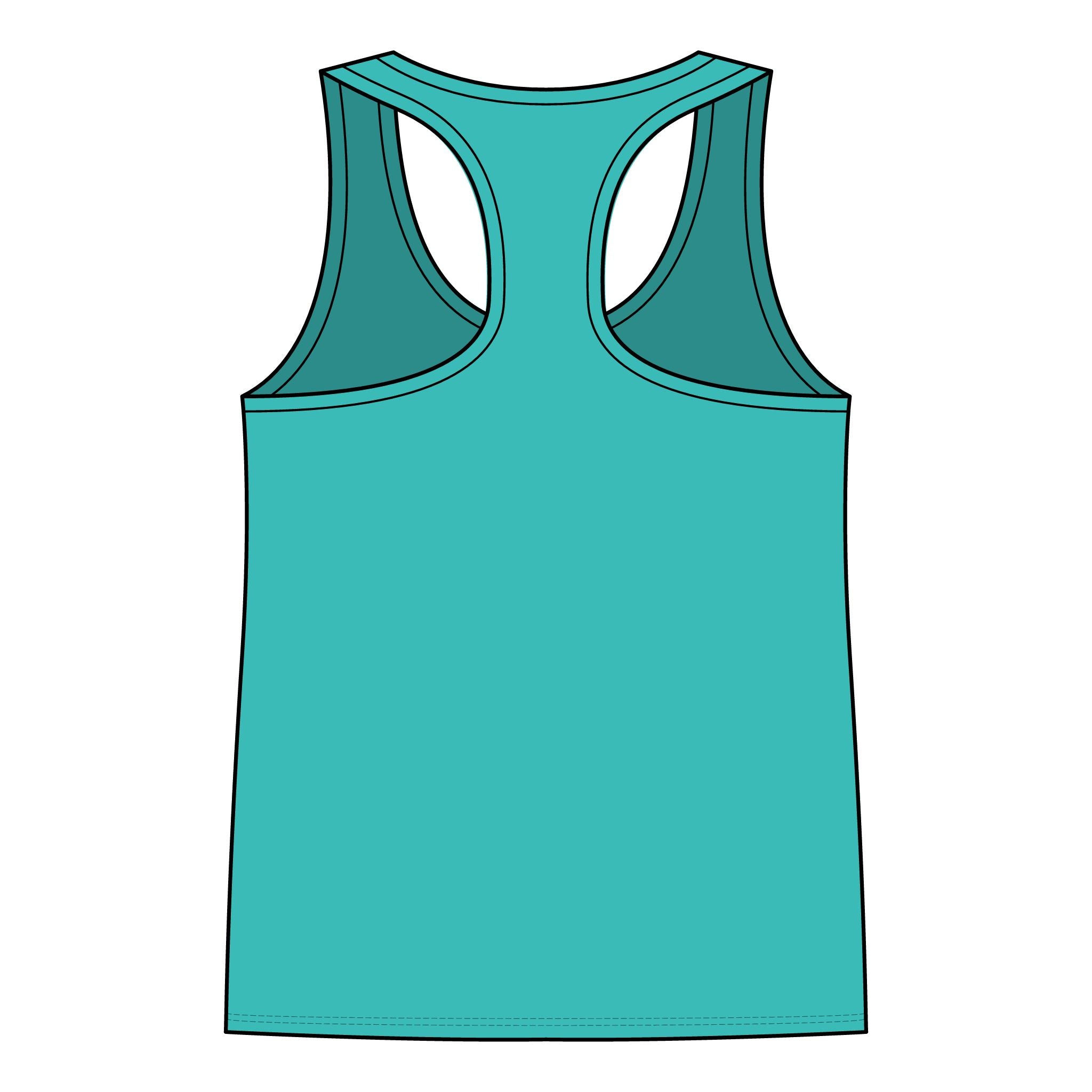 Pulse Fitne55 Racerback Tank Top — Women’s Workout Tank with Heartbeat Logo