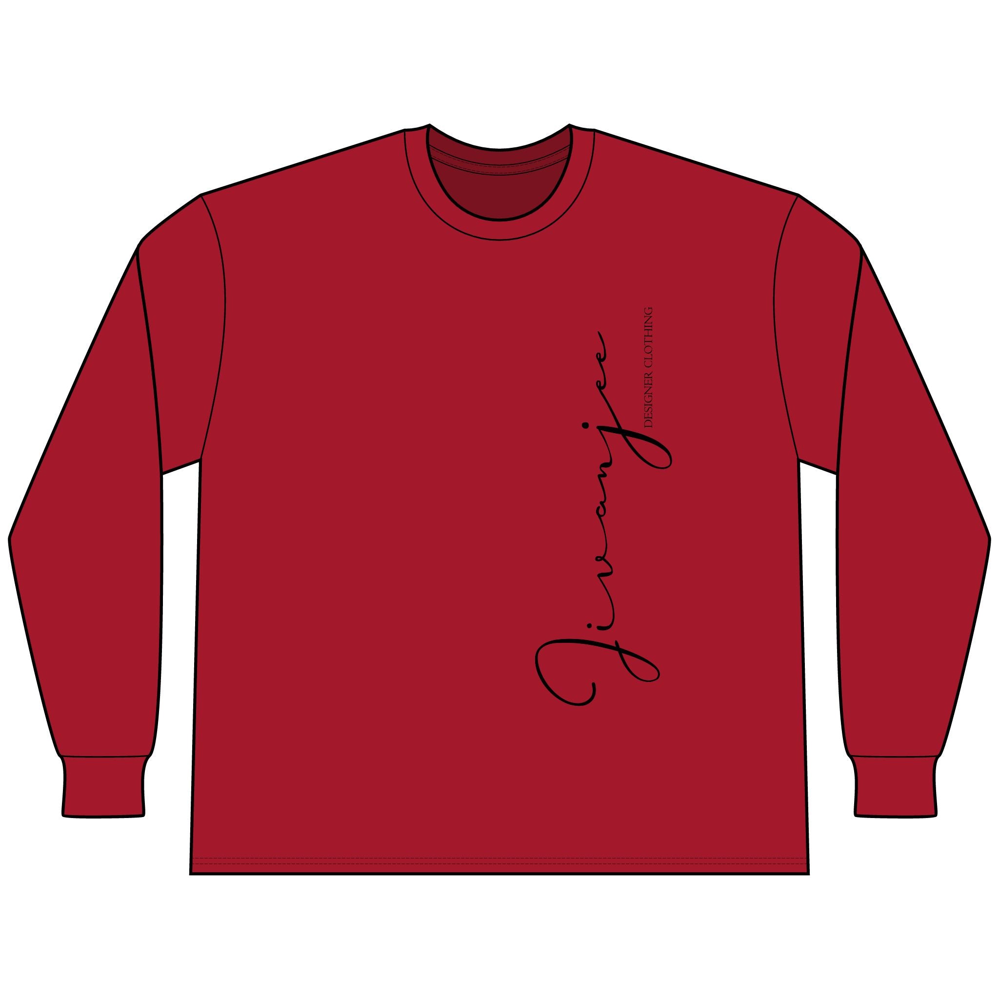 Jivanjee Designer Heavyweight Long Sleeve Tee