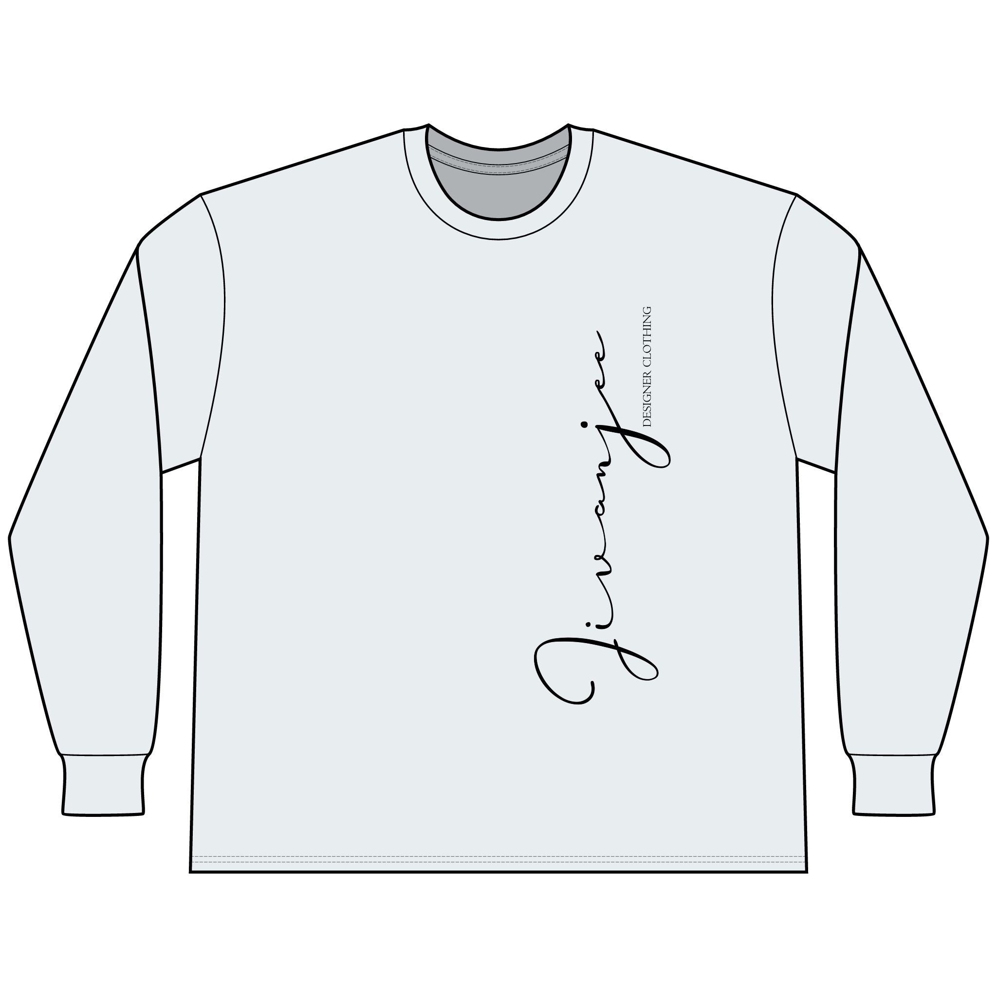 Jivanjee Designer Heavyweight Long Sleeve Tee