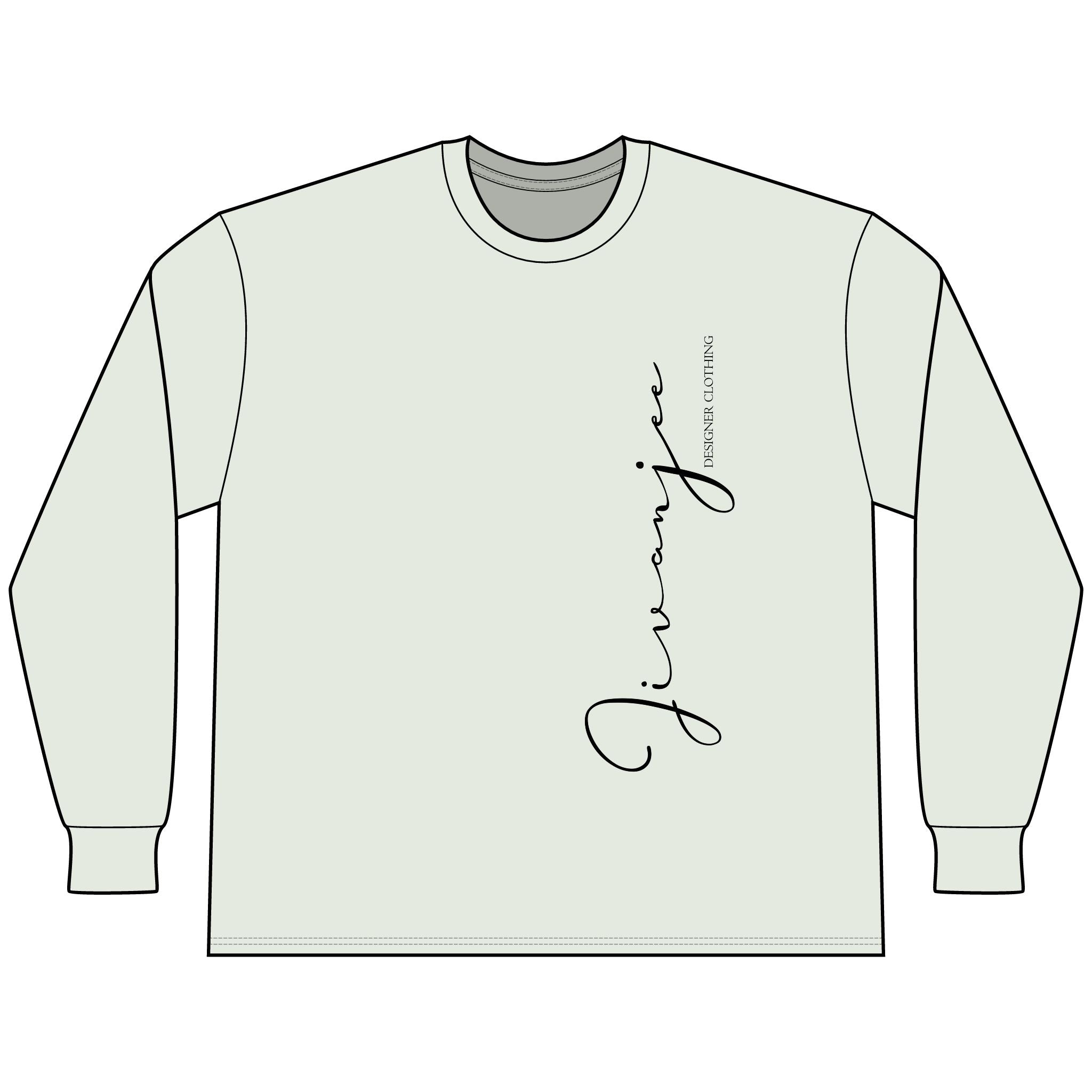 Jivanjee Designer Heavyweight Long Sleeve Tee