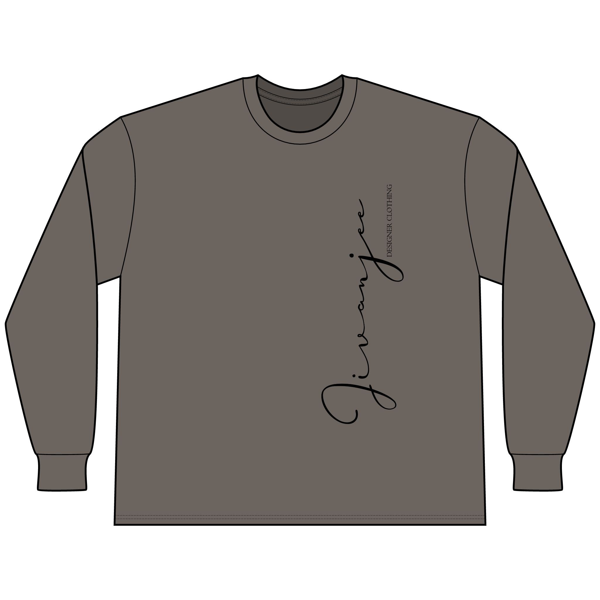 Jivanjee Designer Heavyweight Long Sleeve Tee