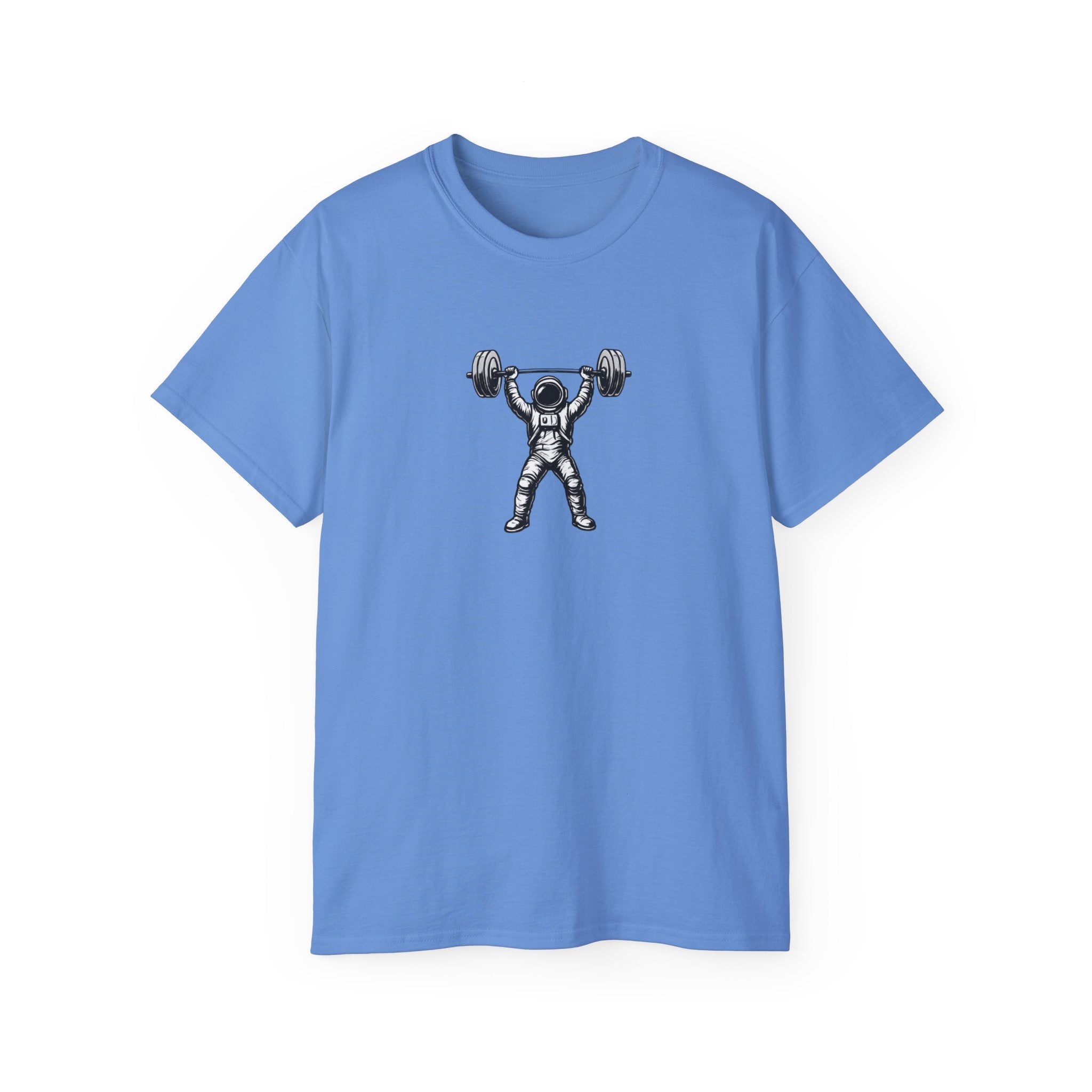 Camiseta de fitness — Camiseta de tirantes Pulse Fitness con gráfico de astronauta levantando pesas