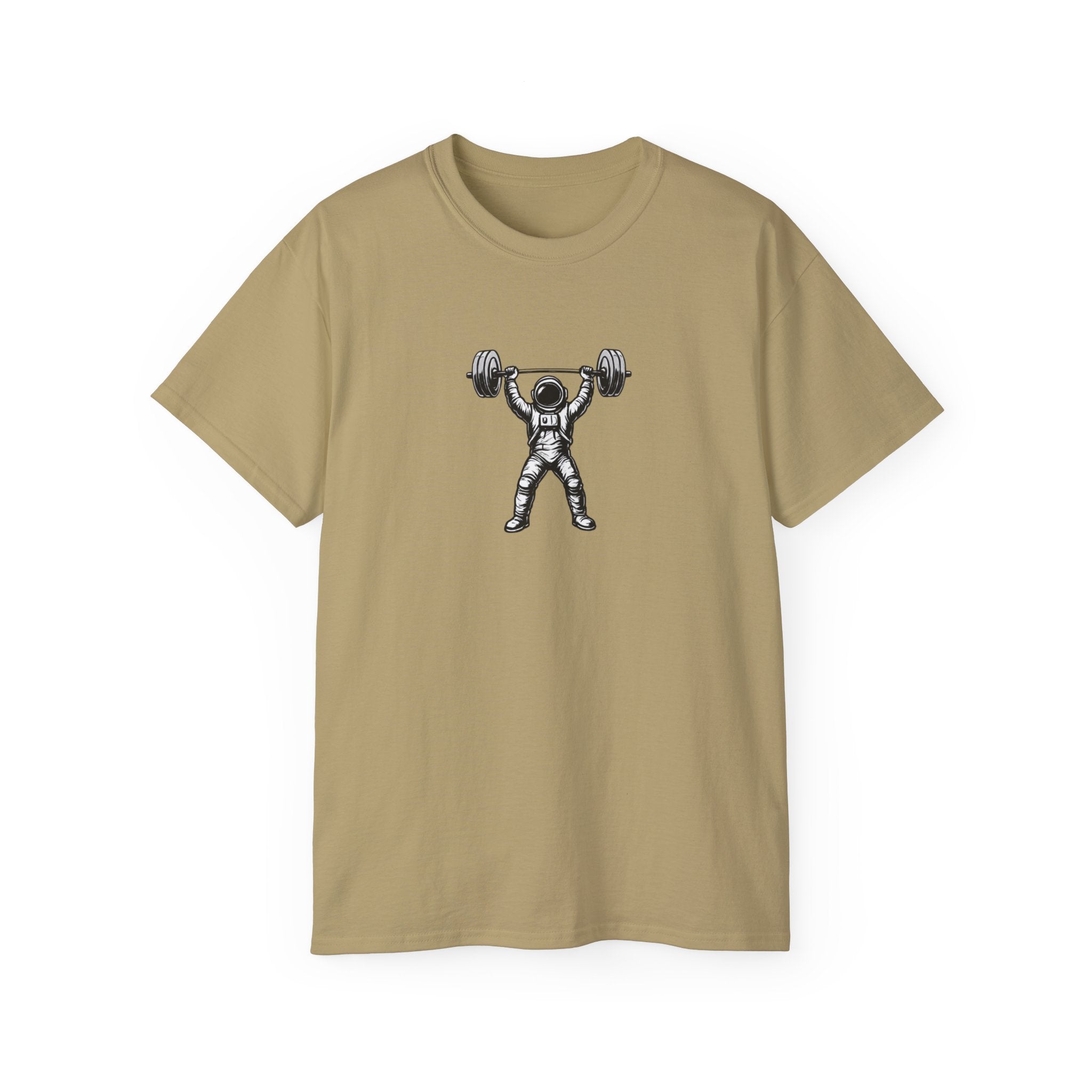 Camiseta de fitness — Camiseta de tirantes Pulse Fitness con gráfico de astronauta levantando pesas