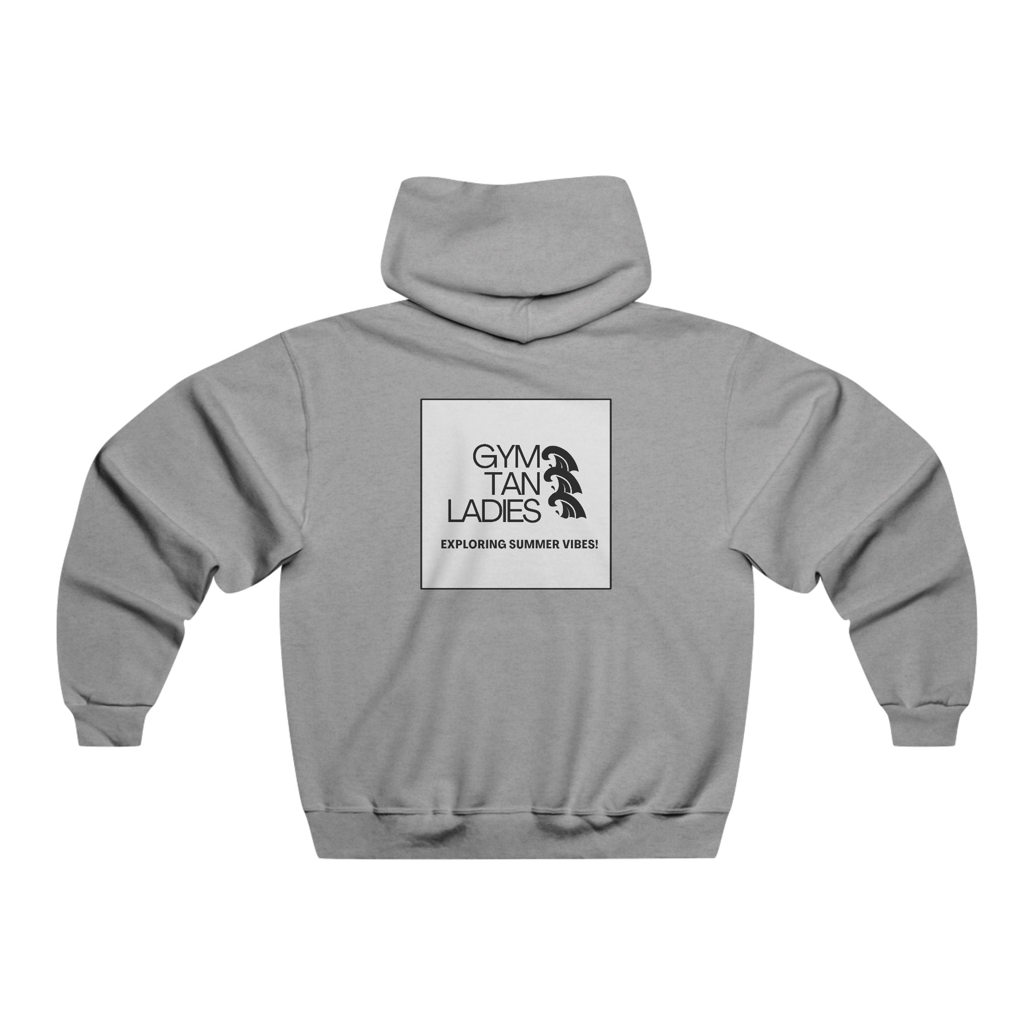 Pulse Fitne55 Gym Tan Hoodie — 'Exploring Summer Vibes' Logo Sweatshirt