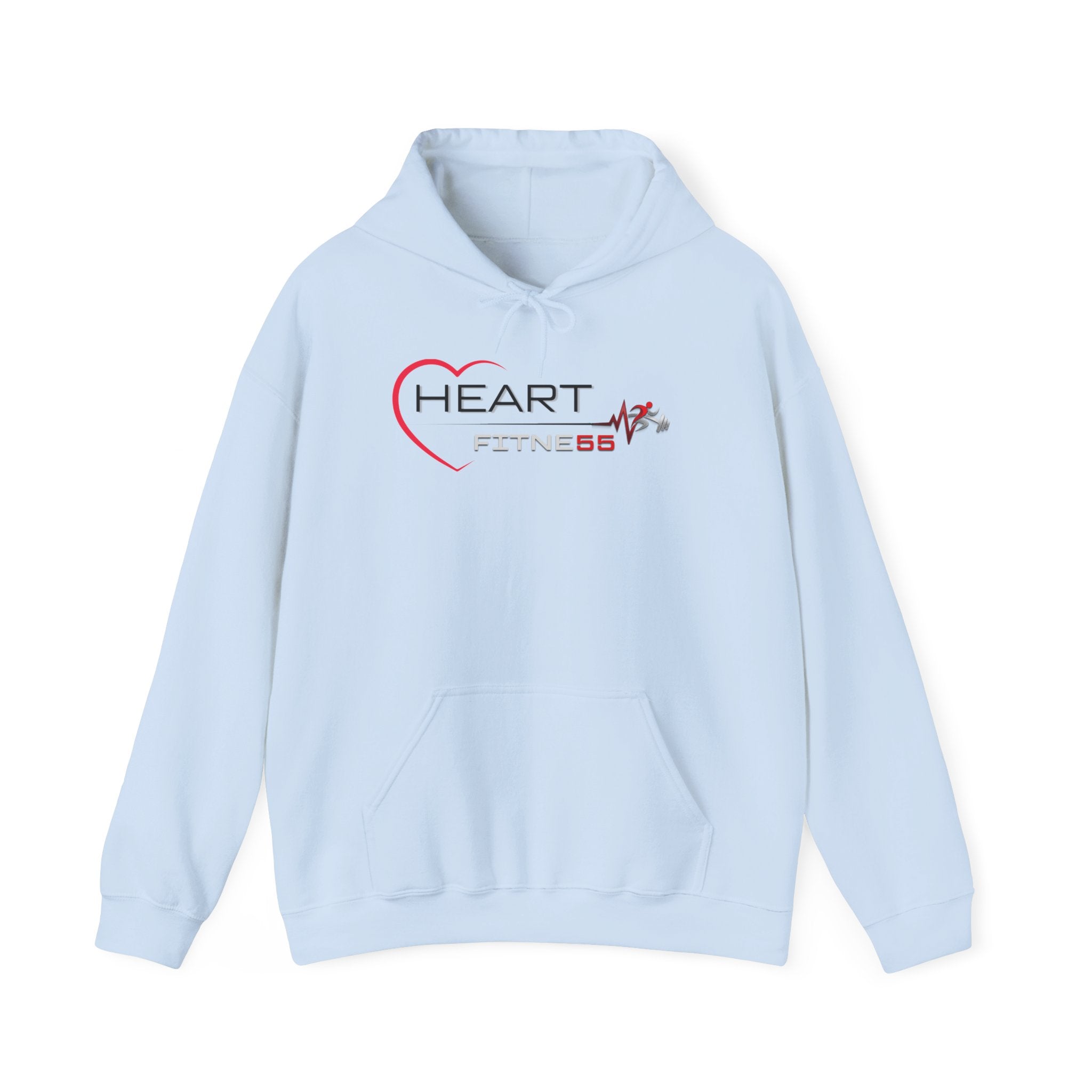 Heart Fitness Hoodie - Women's Heartbeat Gym Sweatshirt