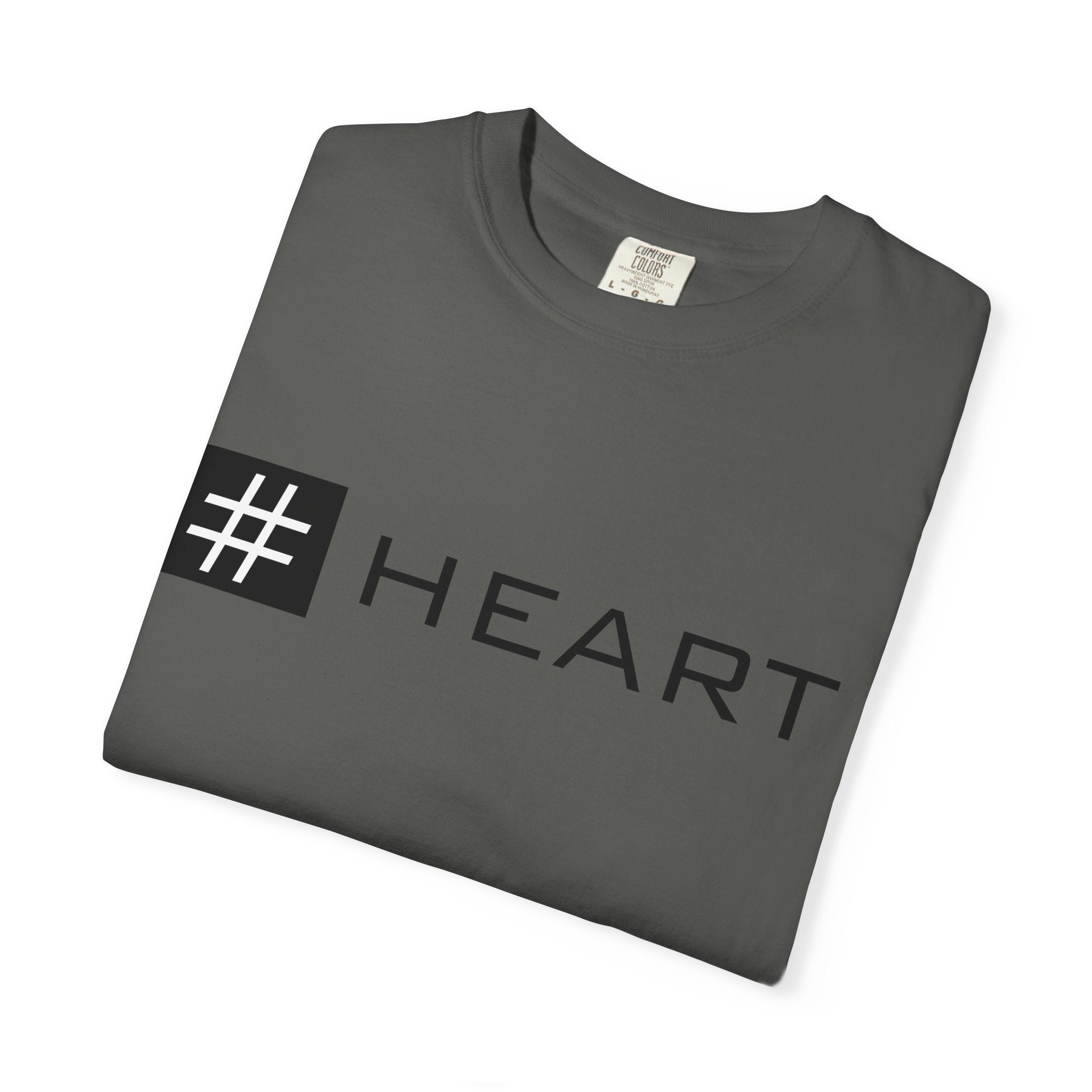 Pulse Fitne55 - Hashtag Heart T-Shirt — Minimalist Graphic Tee with “# HEART” Design