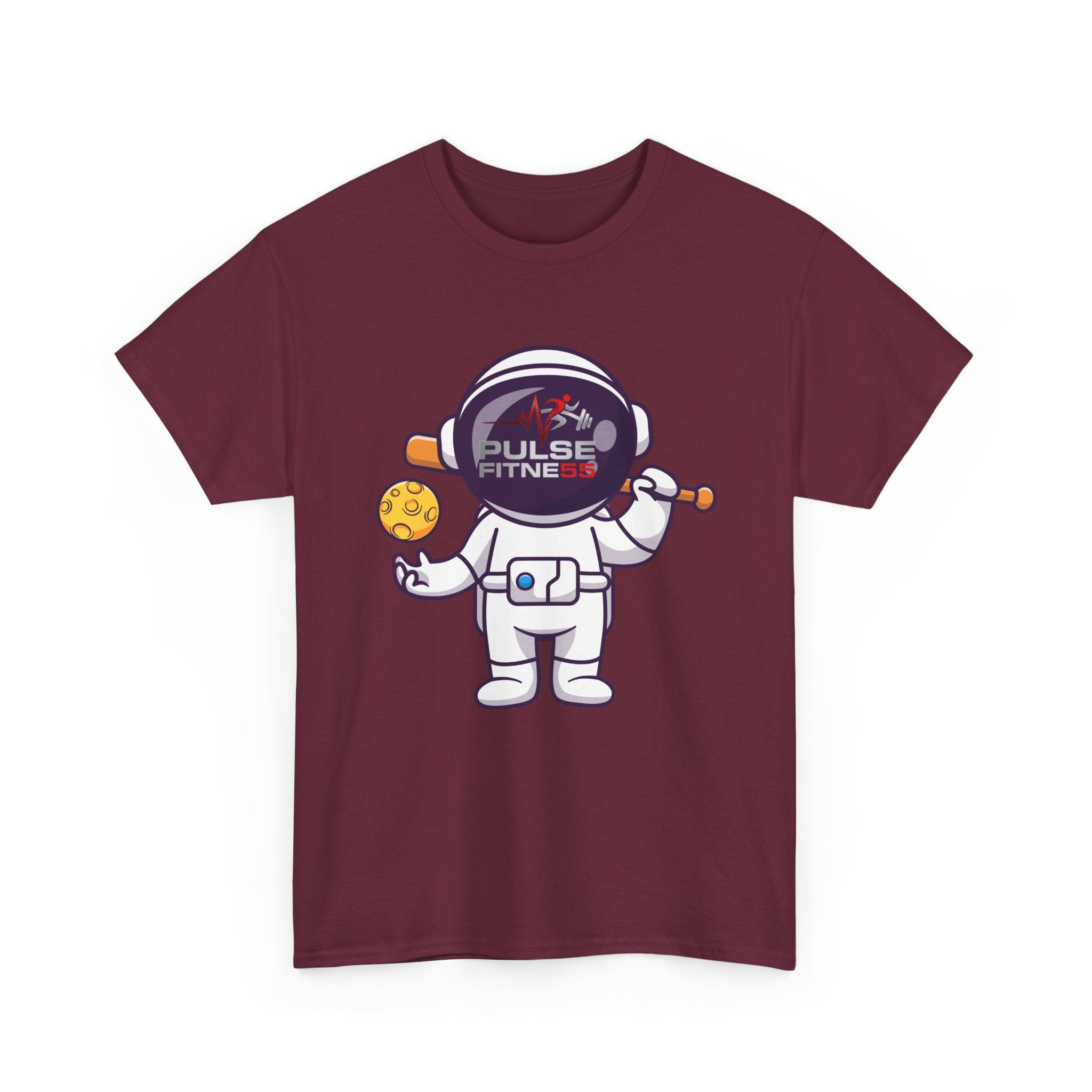 Pulse Fitne55 graphic heavy Cotton Tee - astronaut baseball24.99