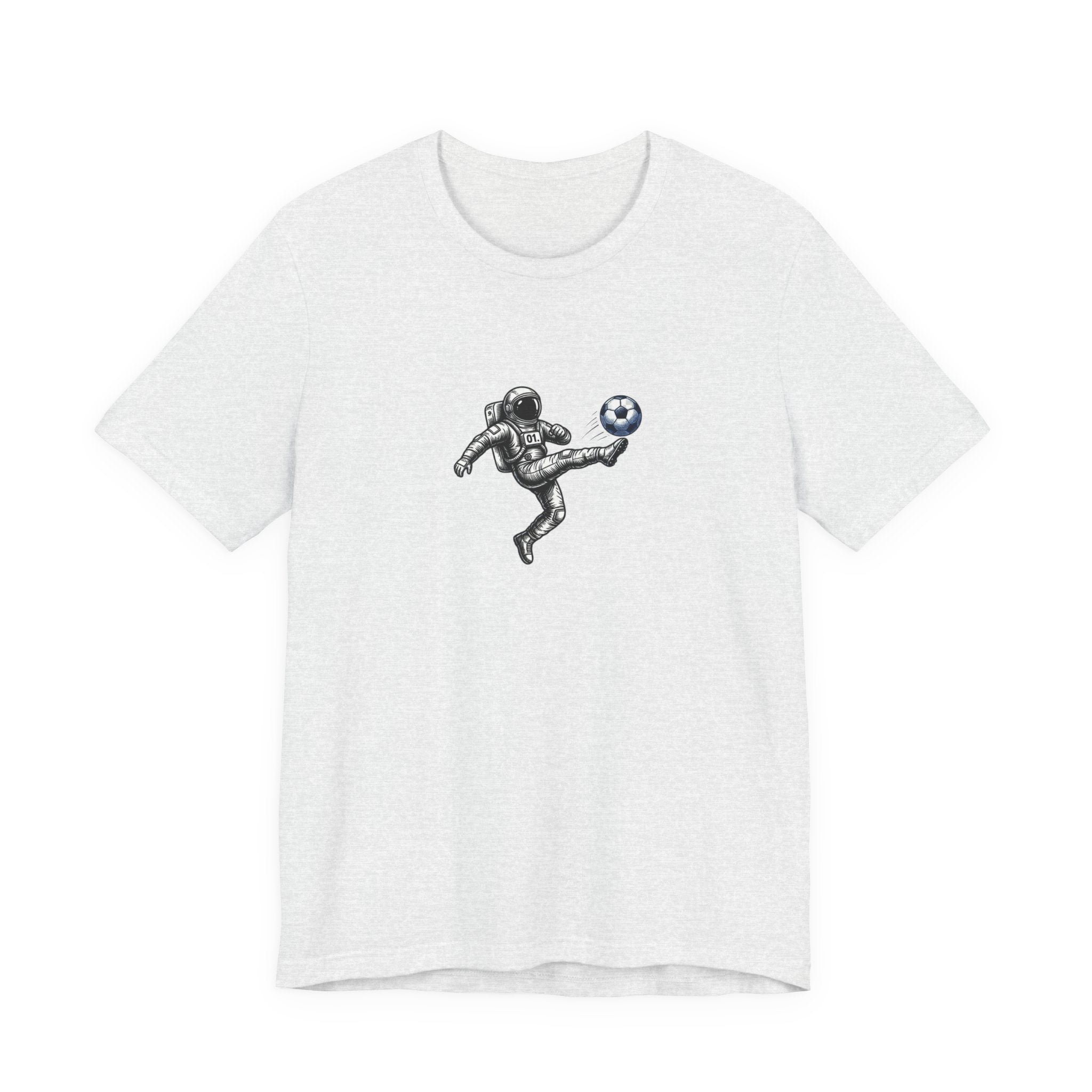Soccer Astronaut Tee — Pulse Fitne55 Logo Back