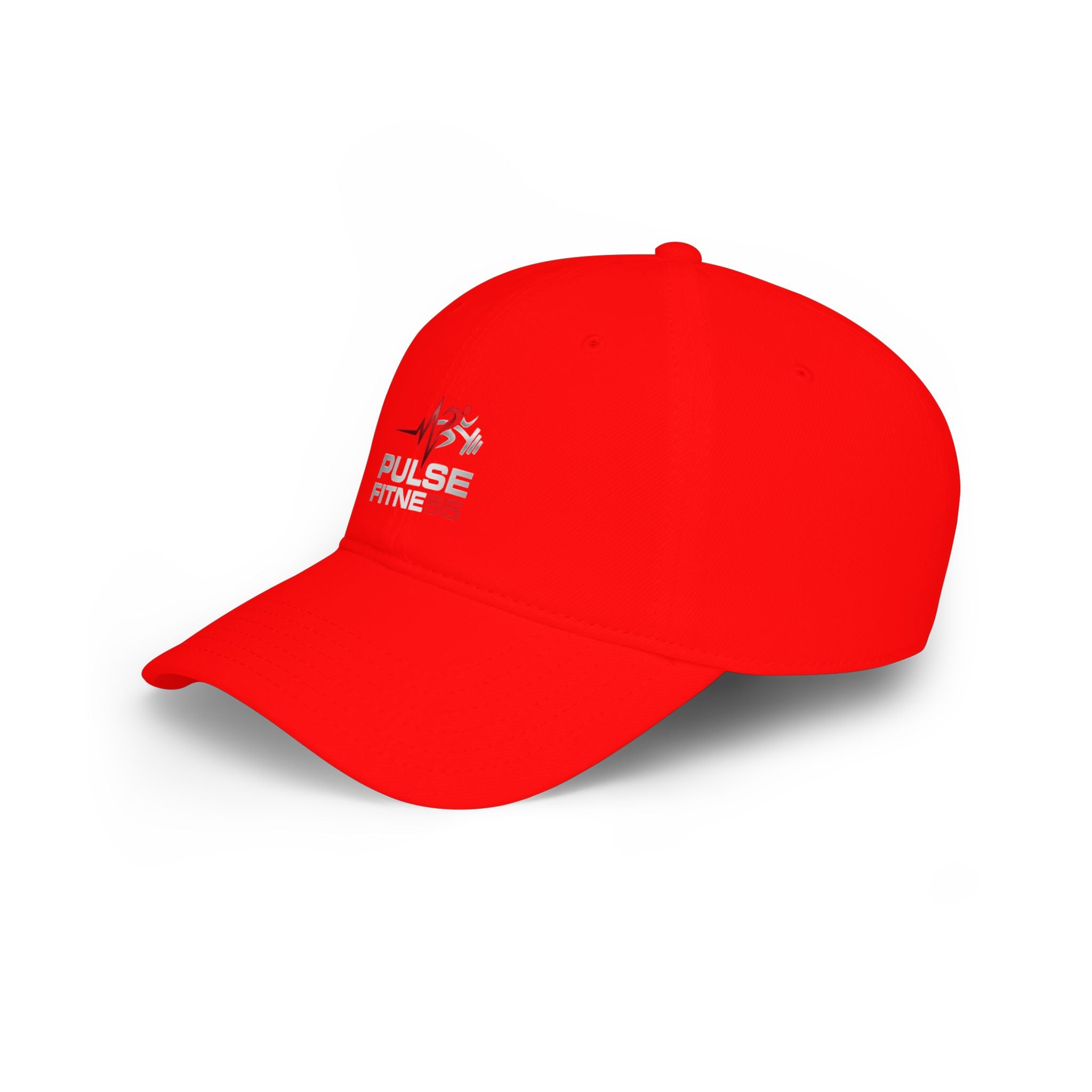 Gorra de béisbol de perfil bajo Pulse Fitness — Gorra de gimnasio bordada