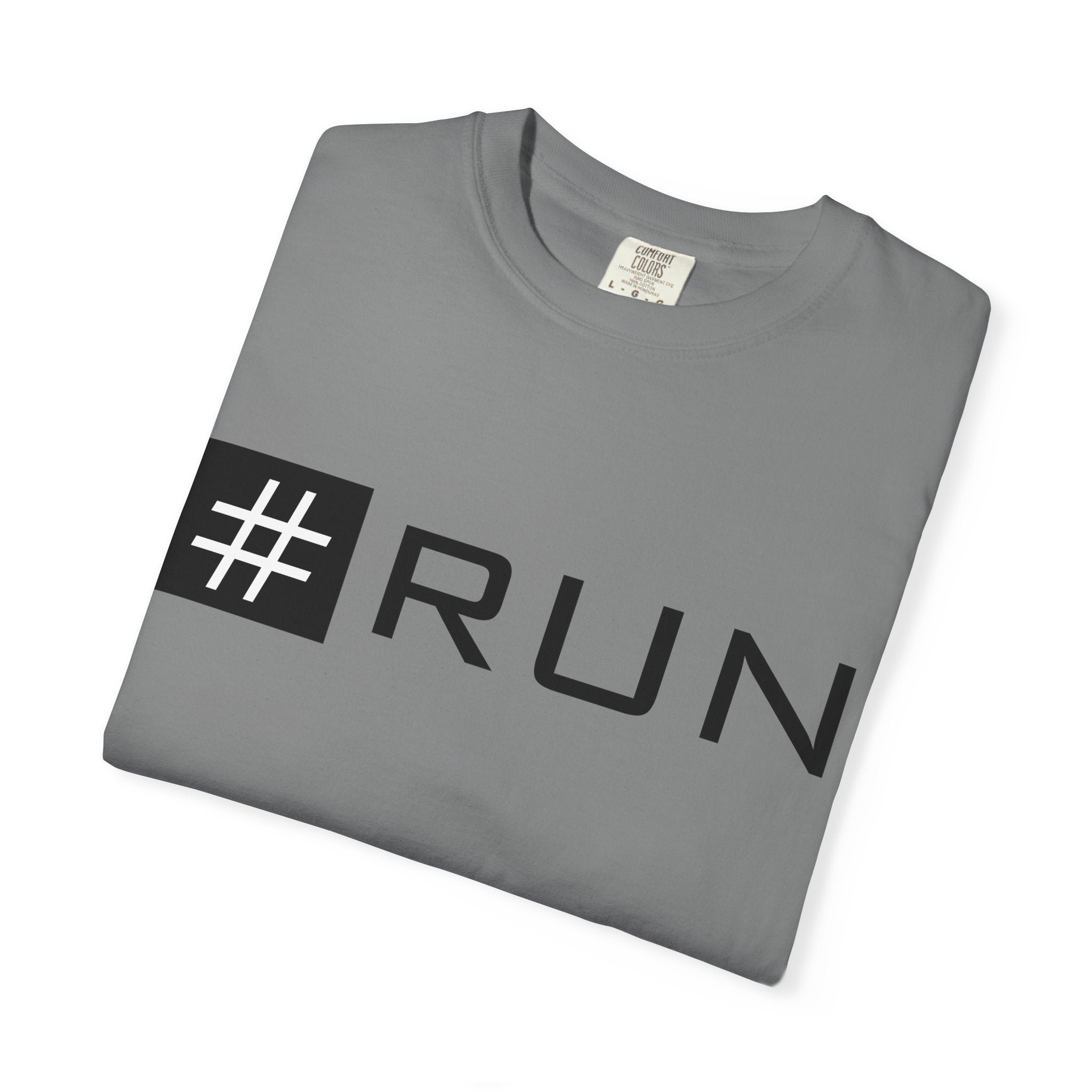 Pulse Fitne55 - #RUN Graphic T-Shirt — Minimalist Running Tee for Runners & Fitness Enthusiasts