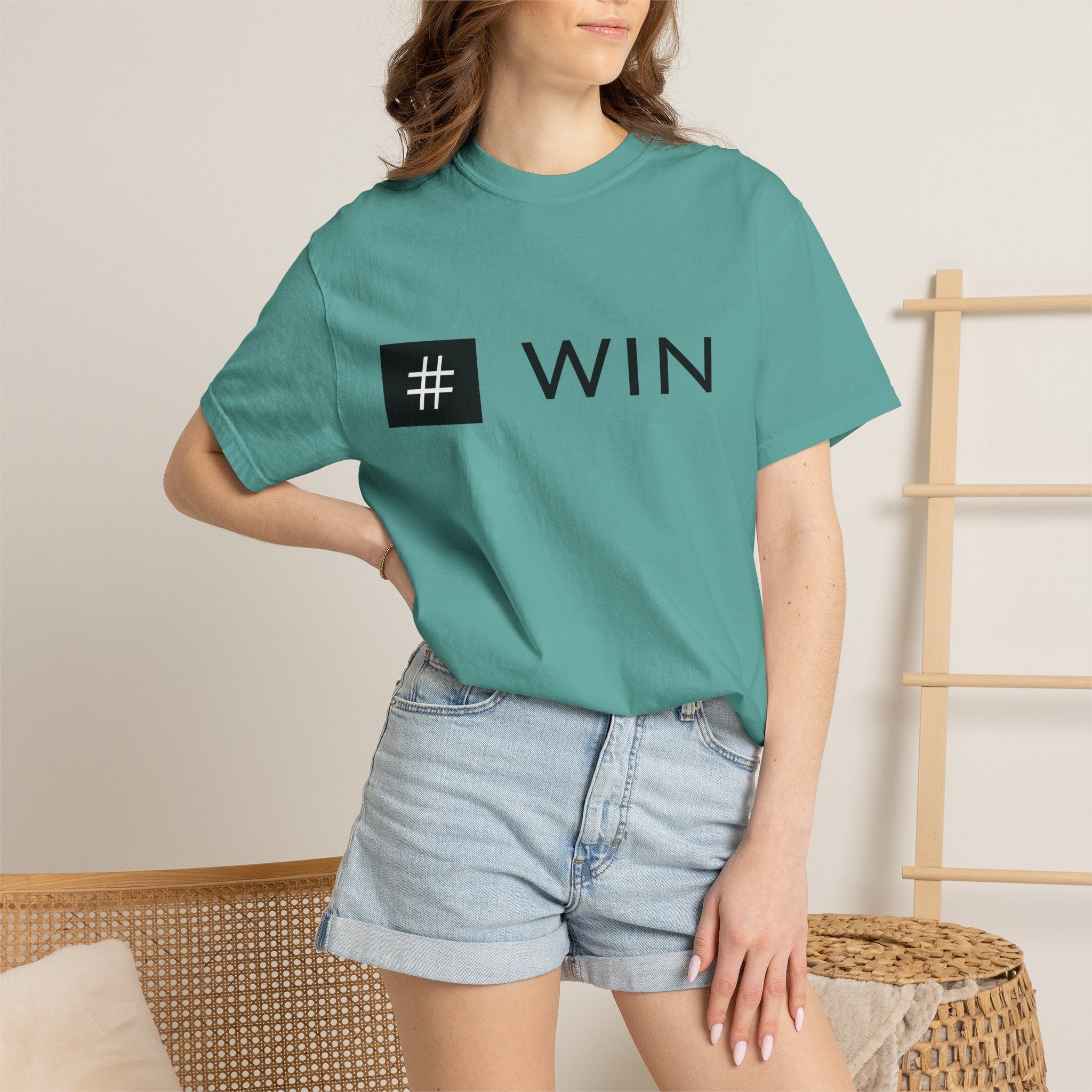 Pulse Fitne55 - #WIN Graphic T-Shirt — Minimalist Motivational Tee