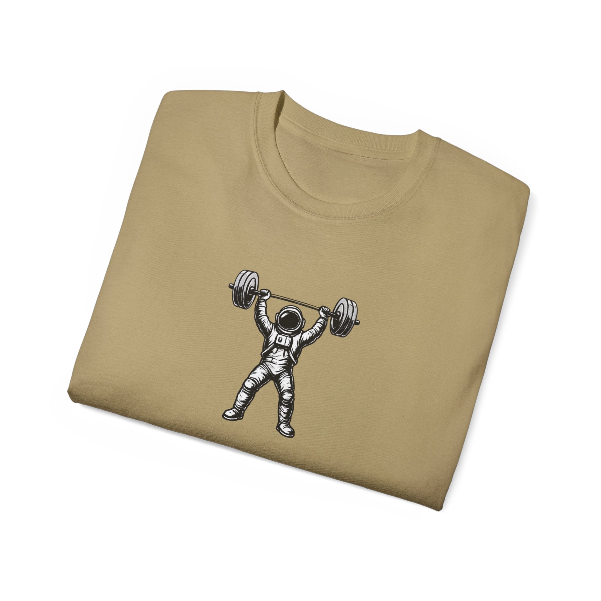 Camiseta de fitness — Camiseta de tirantes Pulse Fitness con gráfico de astronauta levantando pesas