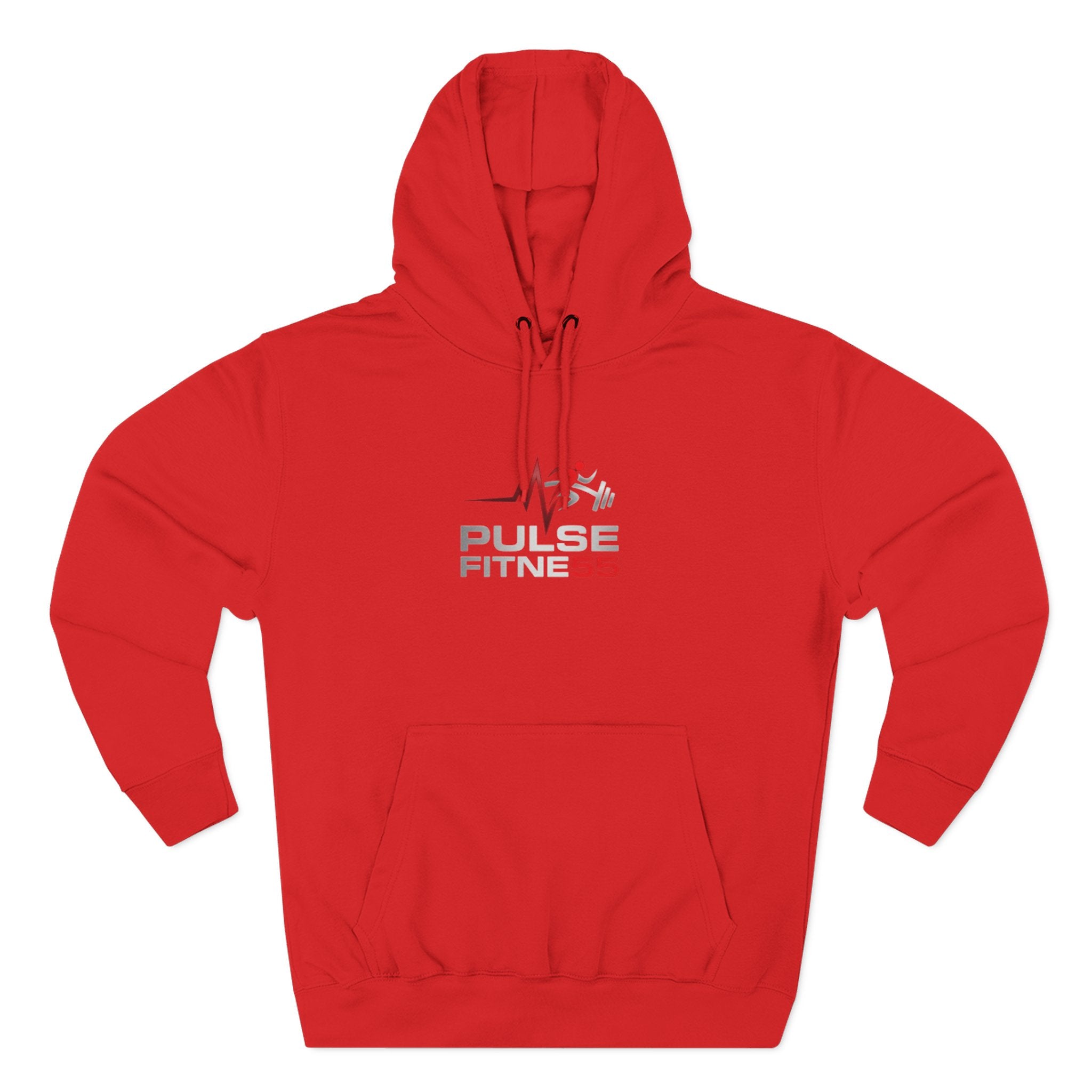 Pulse Fitne55 55 Hoodie — Gym Logo Fleece Pullover