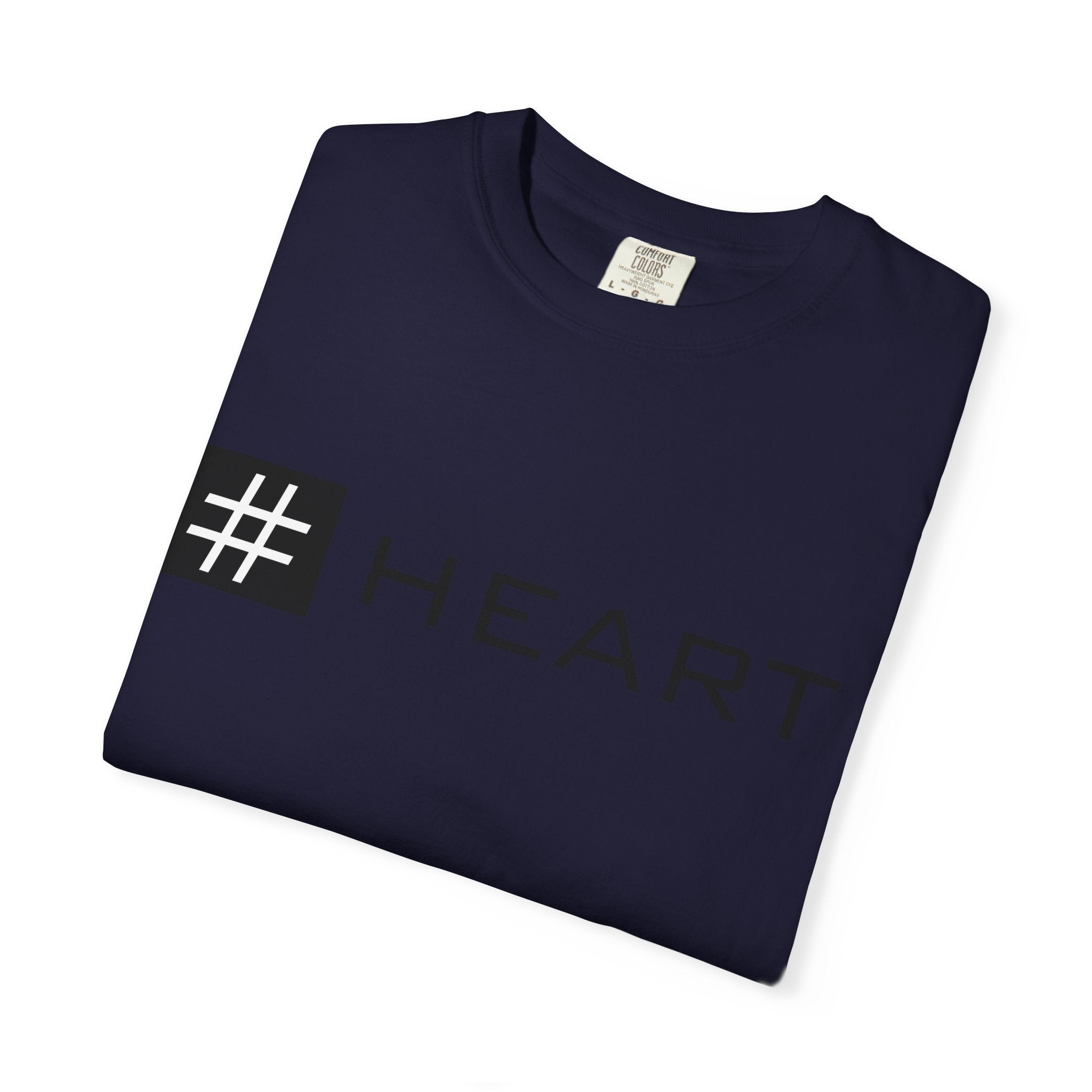 Pulse Fitne55 - Hashtag Heart T-Shirt — Minimalist Graphic Tee with “# HEART” Design