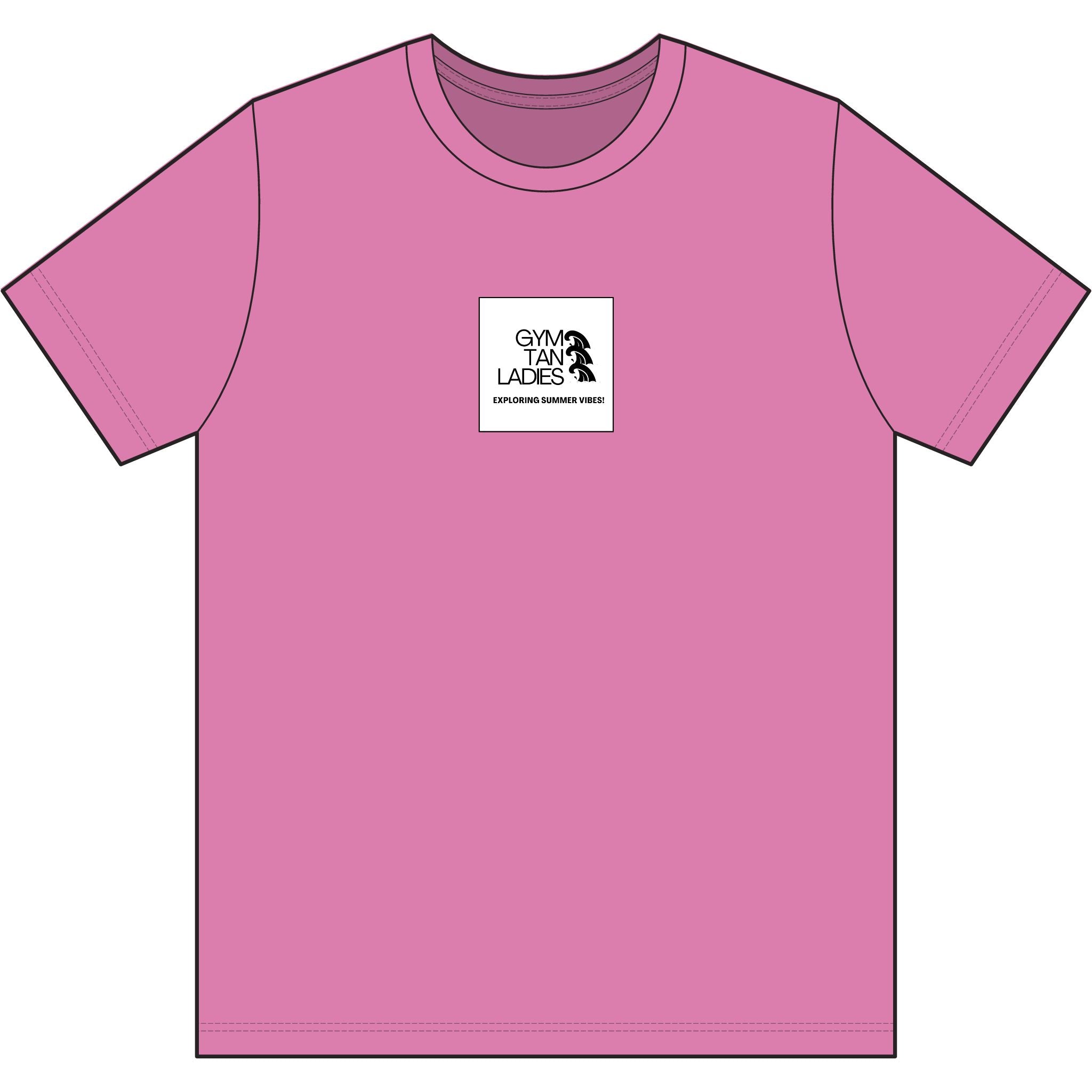 Core Cotton Camo Tee — Gym Tan Logo Cotton T-Shirt