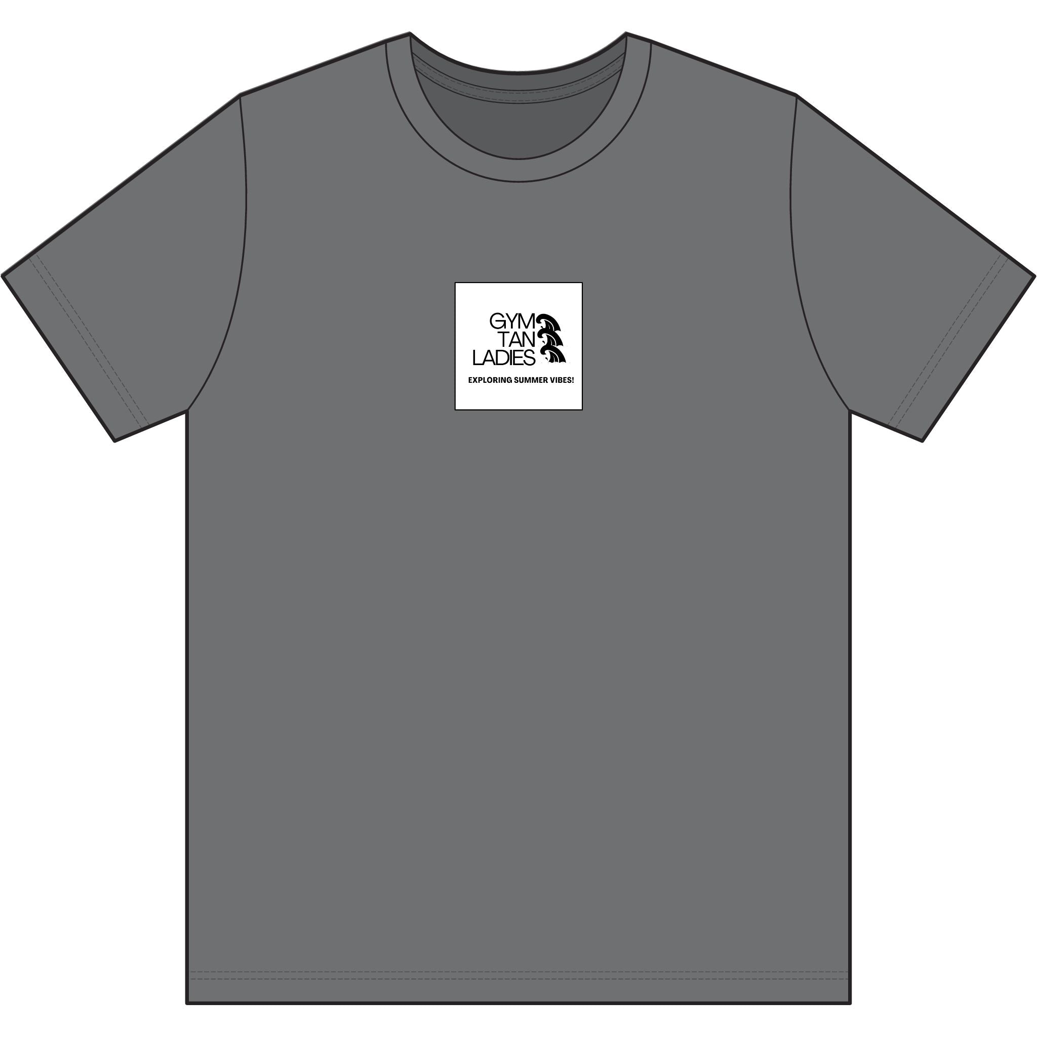 Core Cotton Camo Tee — Gym Tan Logo Cotton T-Shirt