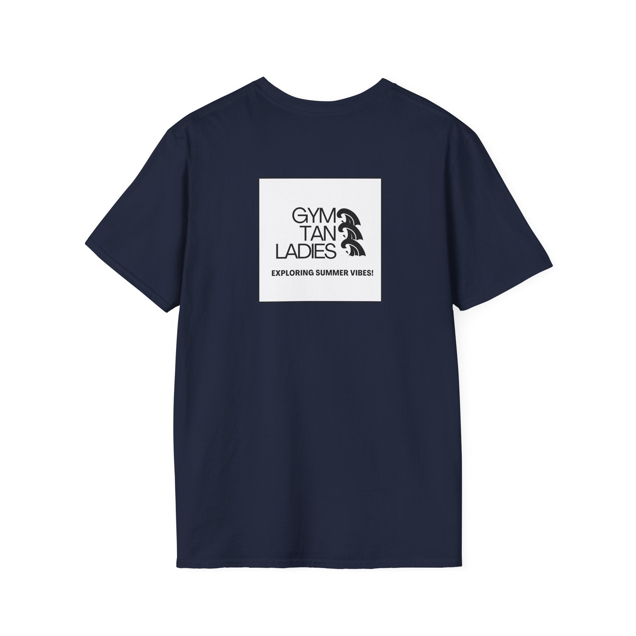 Pulse Fitne55 Gym Tan T-Shirt — Minimal Beachy Summer Graphic Tee